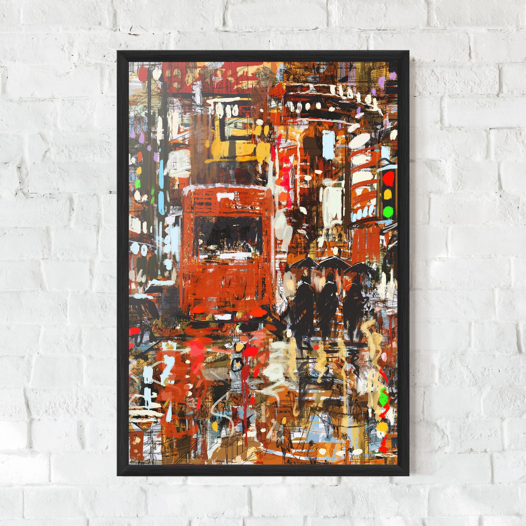 Seamless Colorful City mockup 0