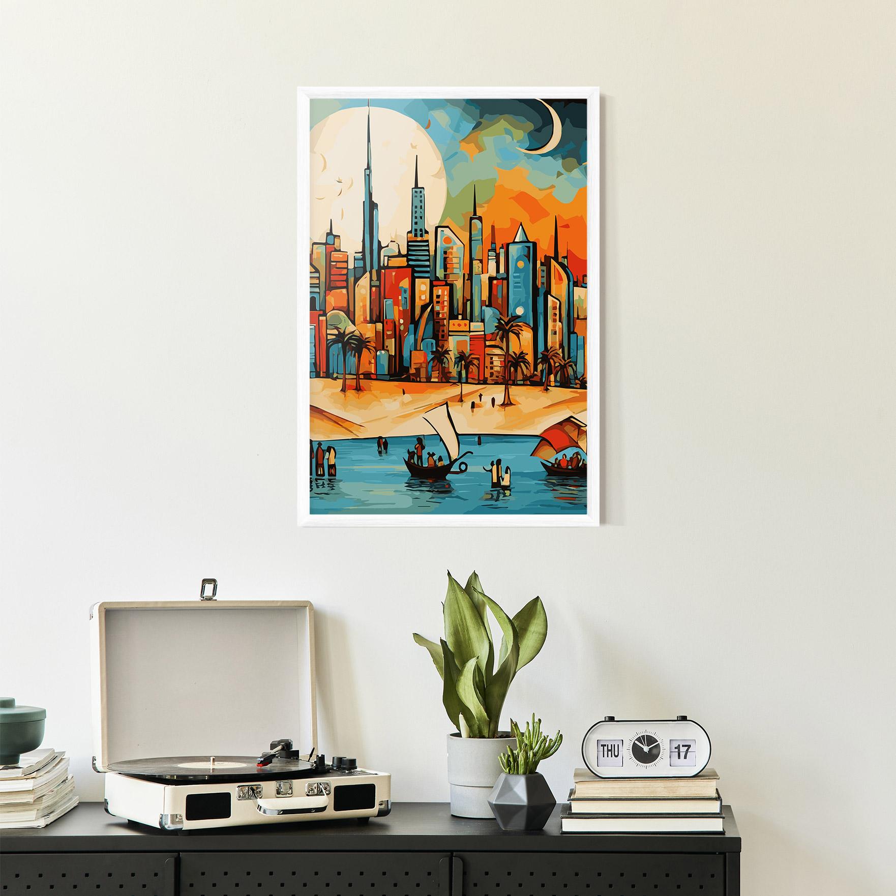 Рамкиран постер African Moon mockup 2