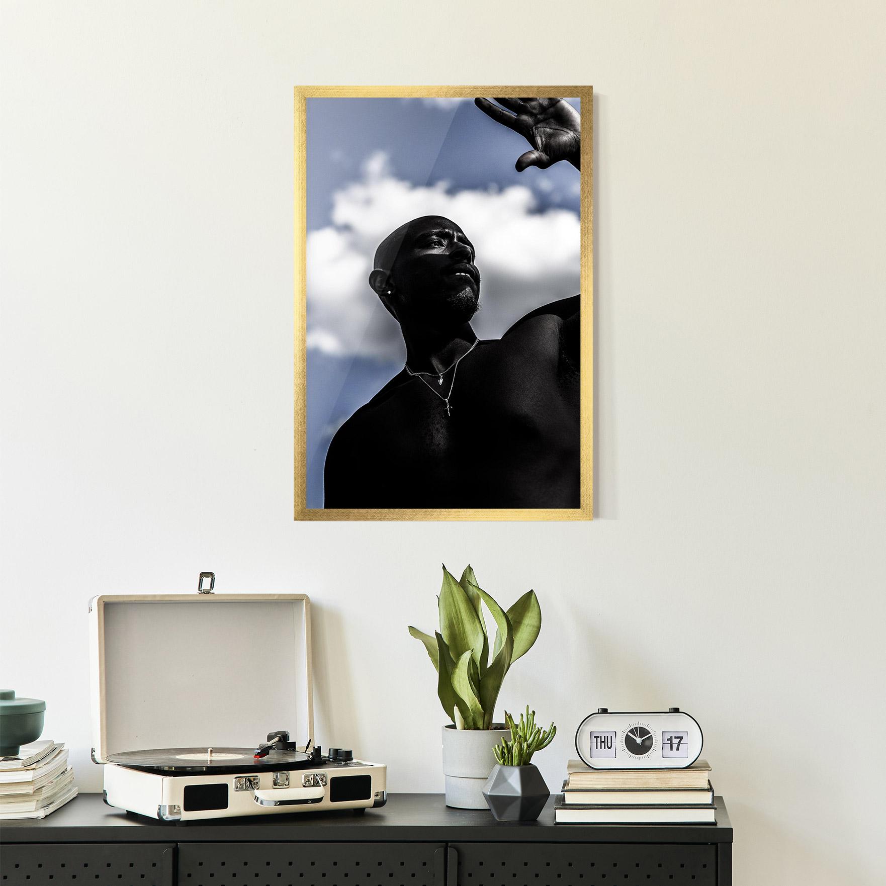 Рамкиран постер African Blue Sky mockup 2