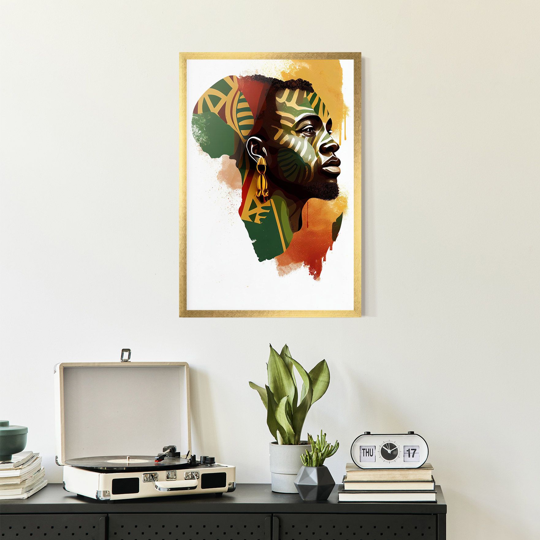 African People Illustration mockup 2