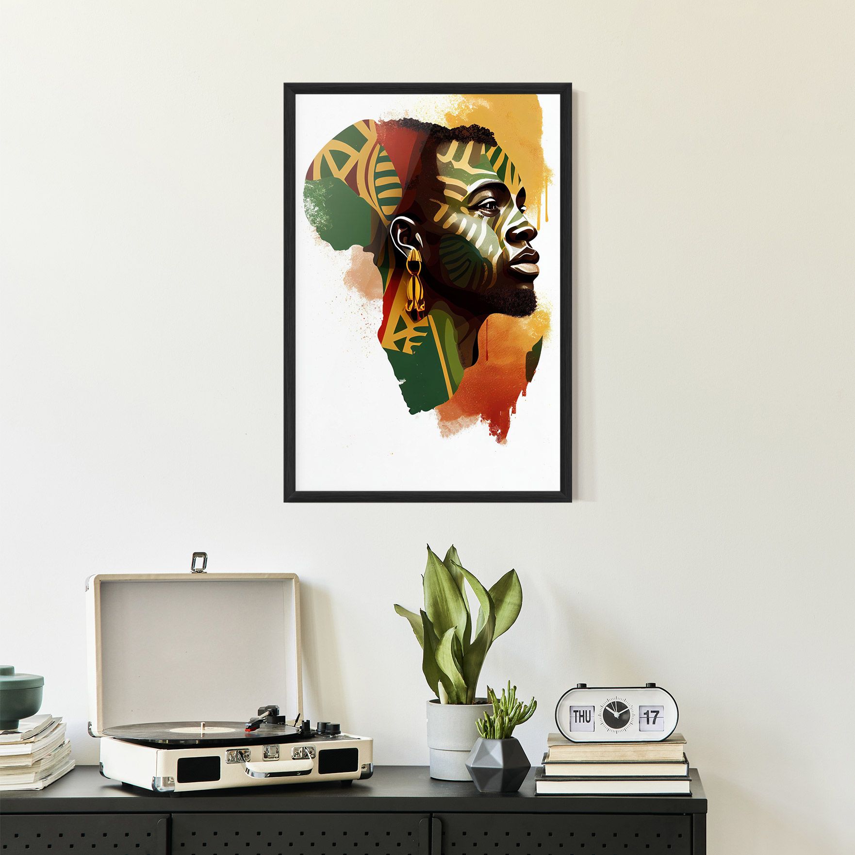 African People Illustration mockup 2