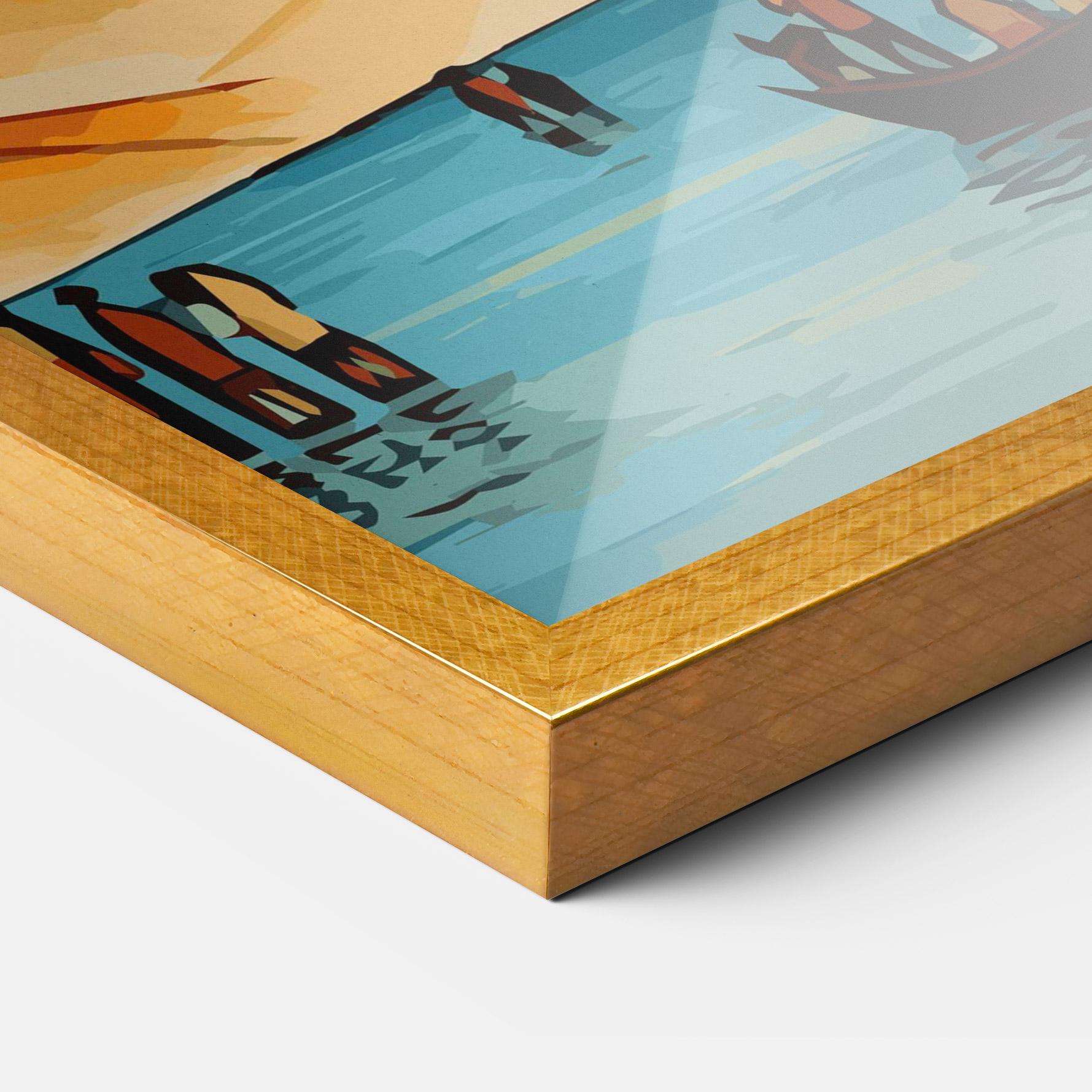 Рамкиран постер African Moon mockup 3