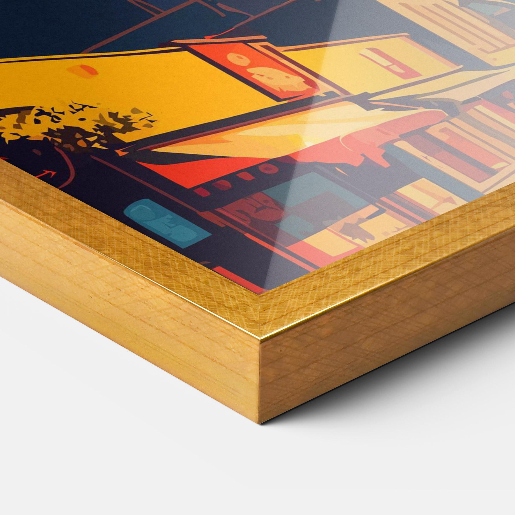 Рамкиран постер African Tower mockup 3