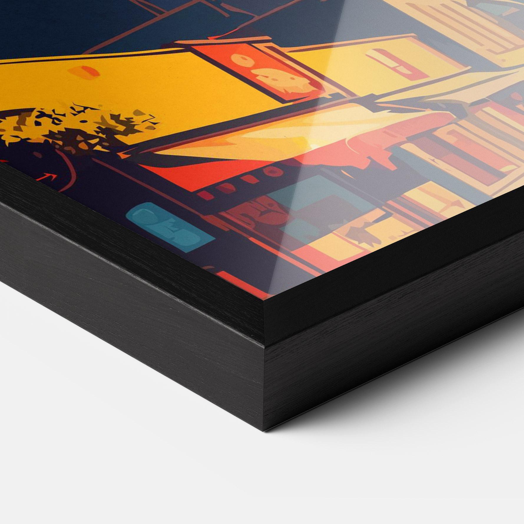 Рамкиран постер African Tower mockup 3