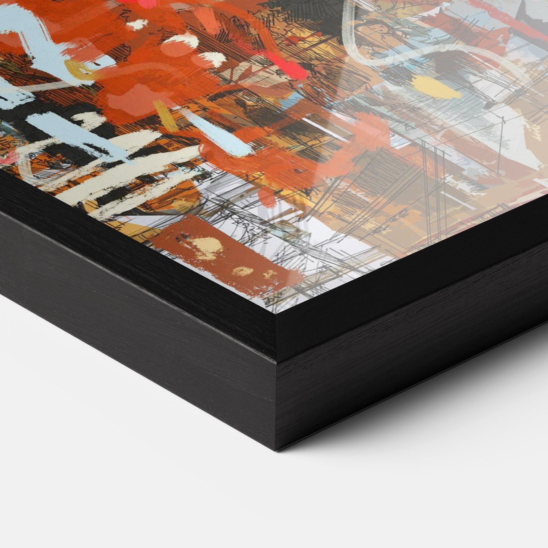 Seamless Colorful City mockup 3