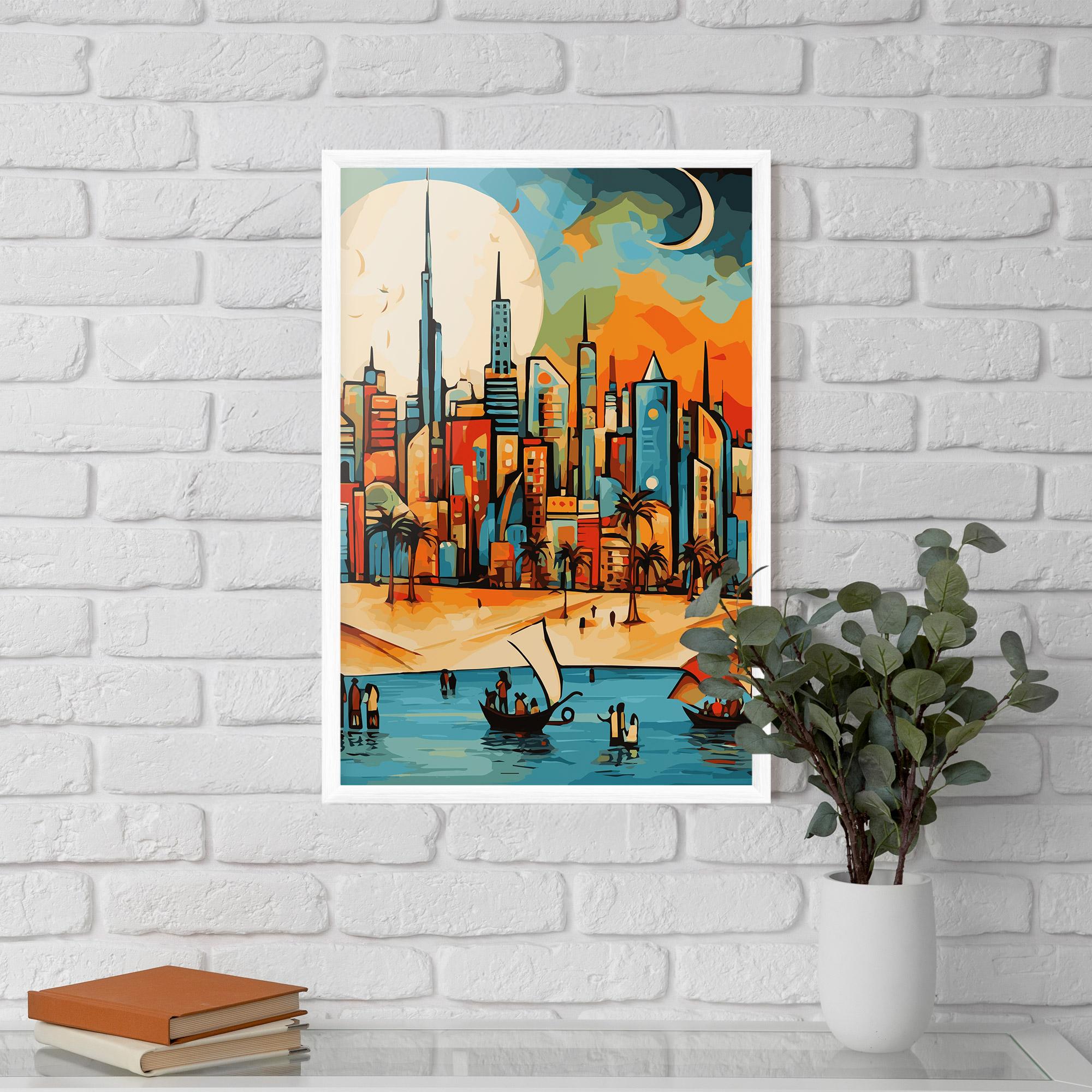 Рамкиран постер African Moon mockup 5