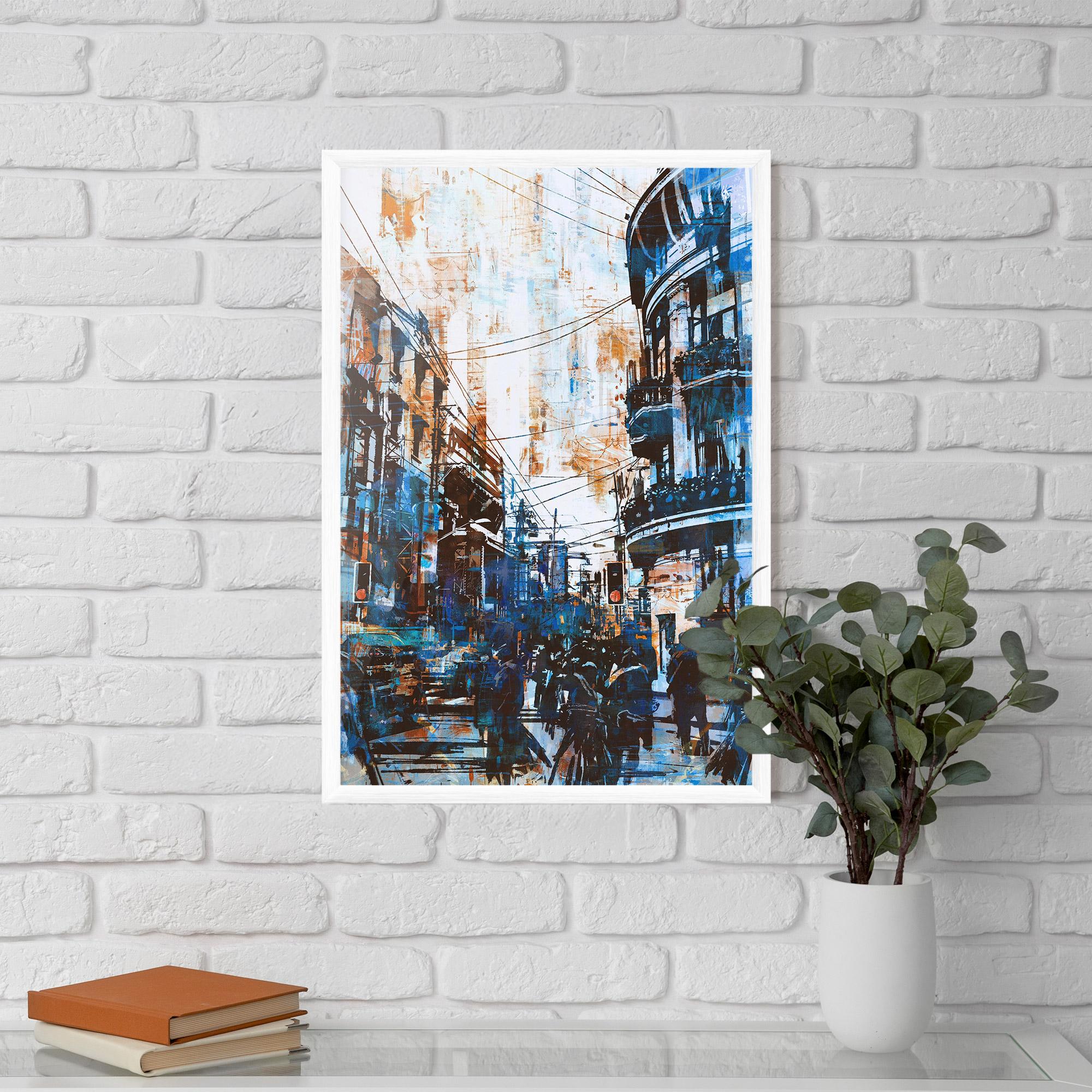 Рамкиран постер Urban Street Grunge mockup 5