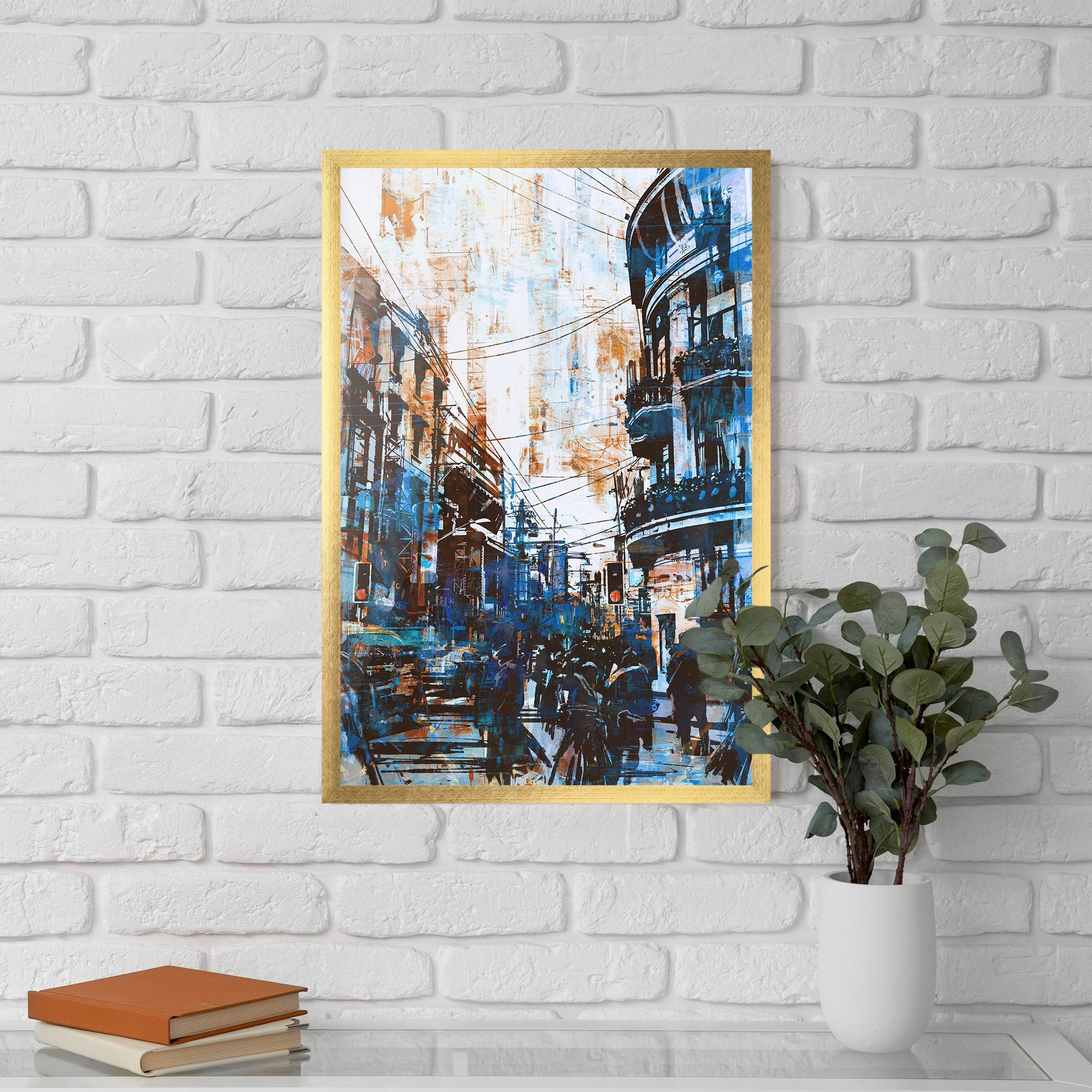 Рамкиран постер Urban Street Grunge mockup 5