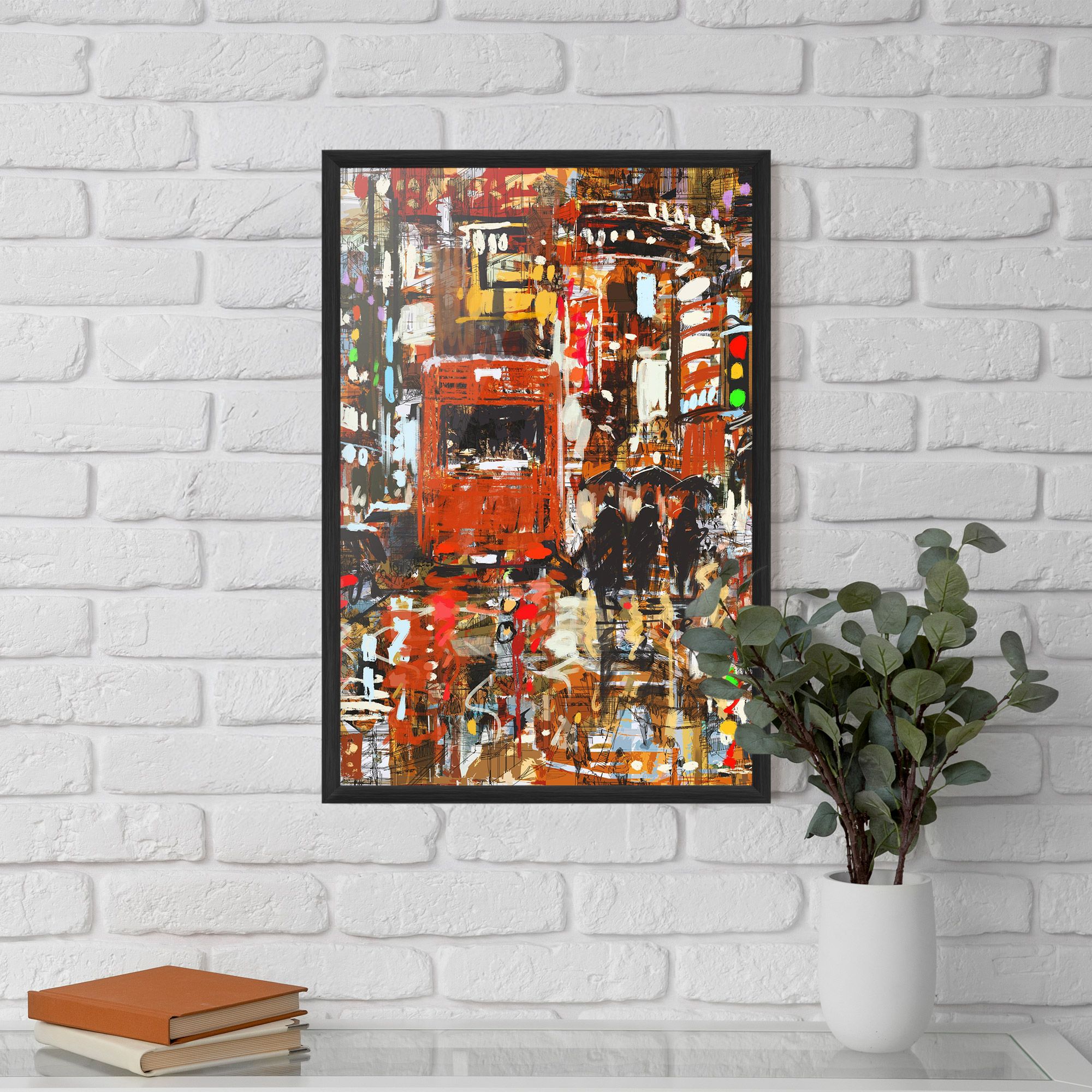 Seamless Colorful City mockup 5