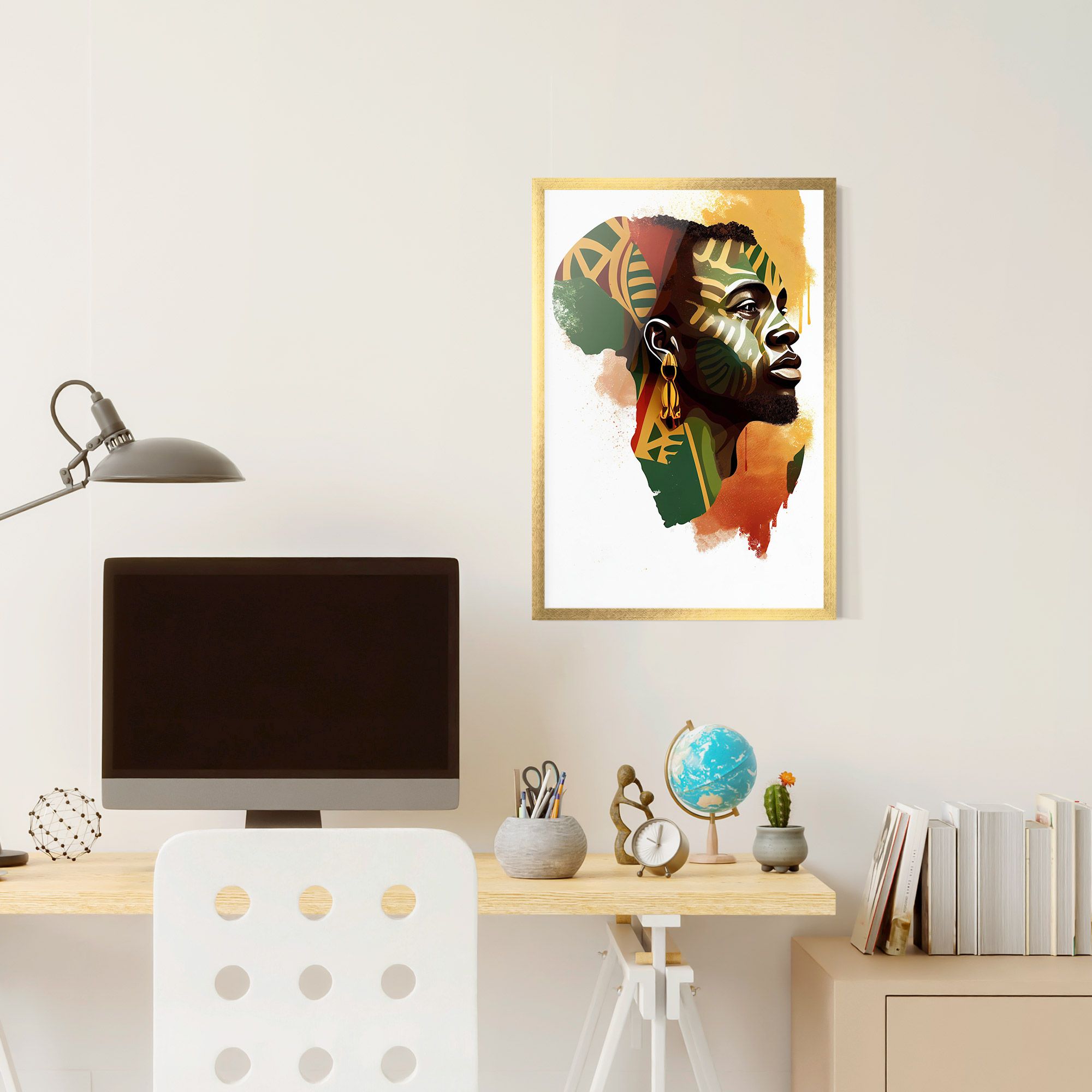 African People Illustration mockup 6
