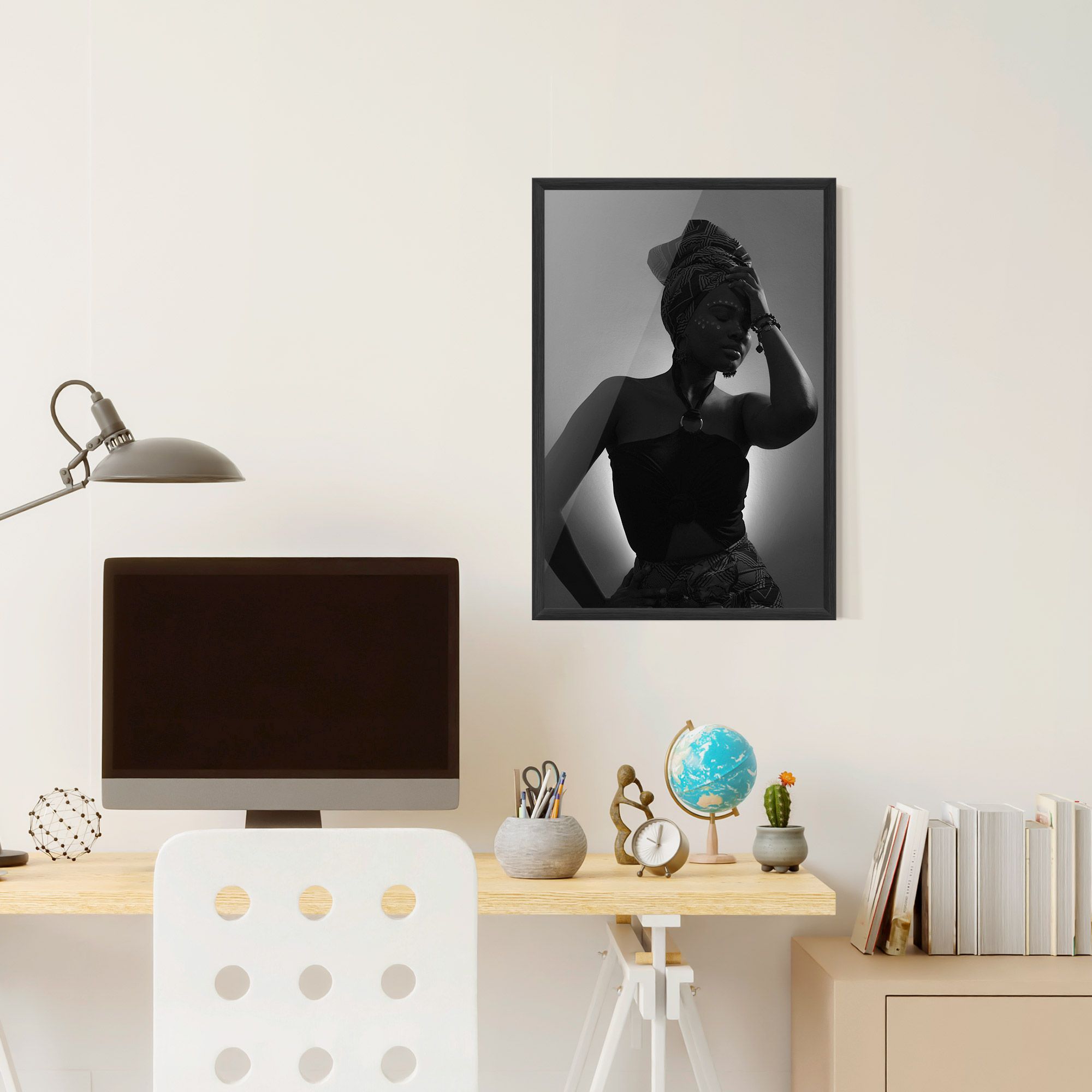 African Woman Shadow mockup 6