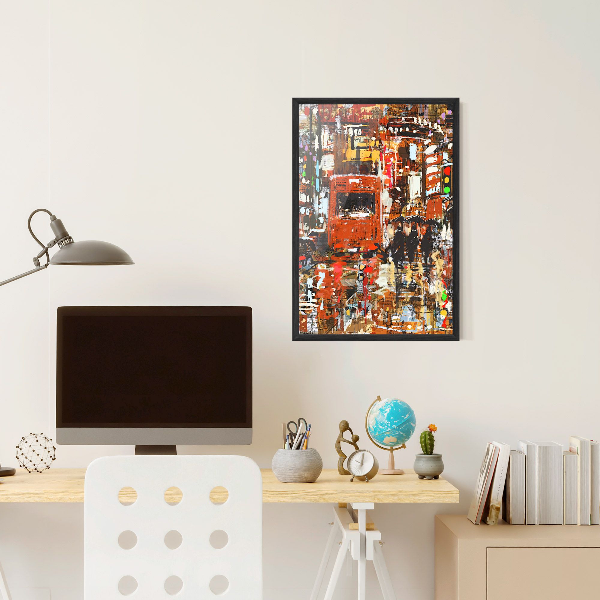 Seamless Colorful City mockup 6