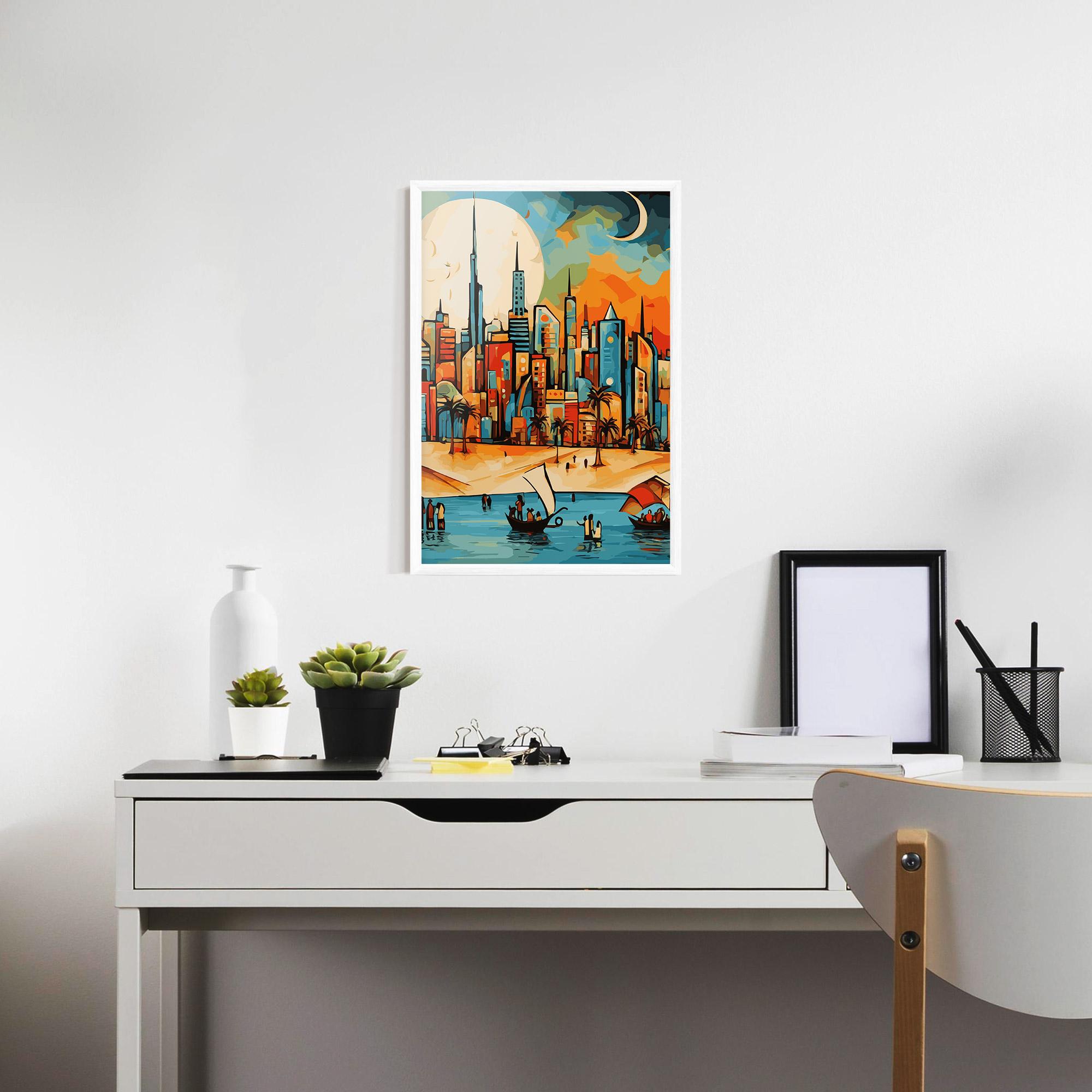 Рамкиран постер African Moon mockup 7