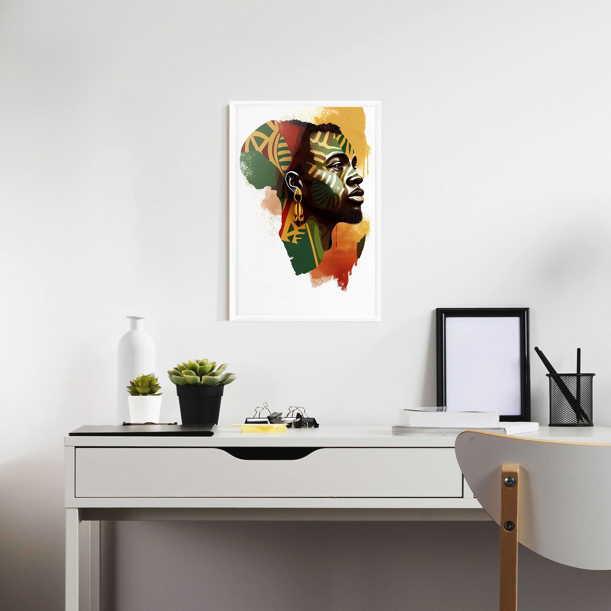 African People Illustration mockup 7