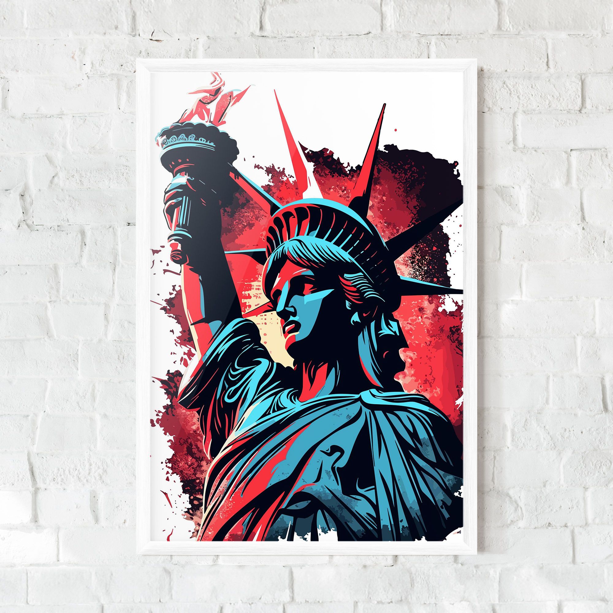 Liberty Statue Art mockup 0