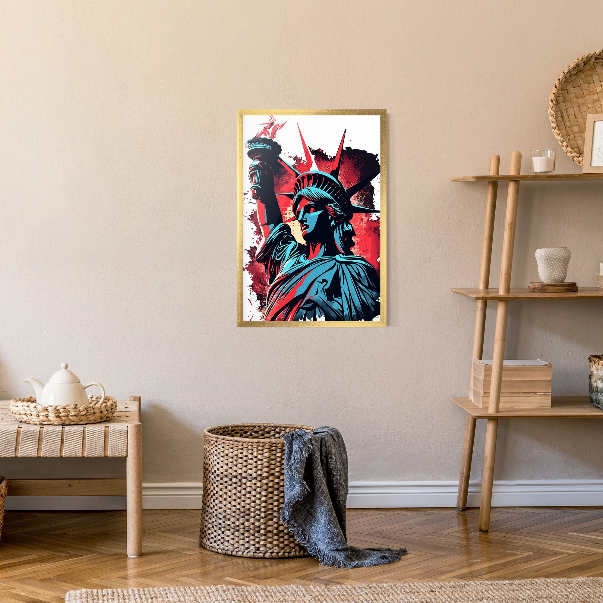 Liberty Statue Art mockup 9