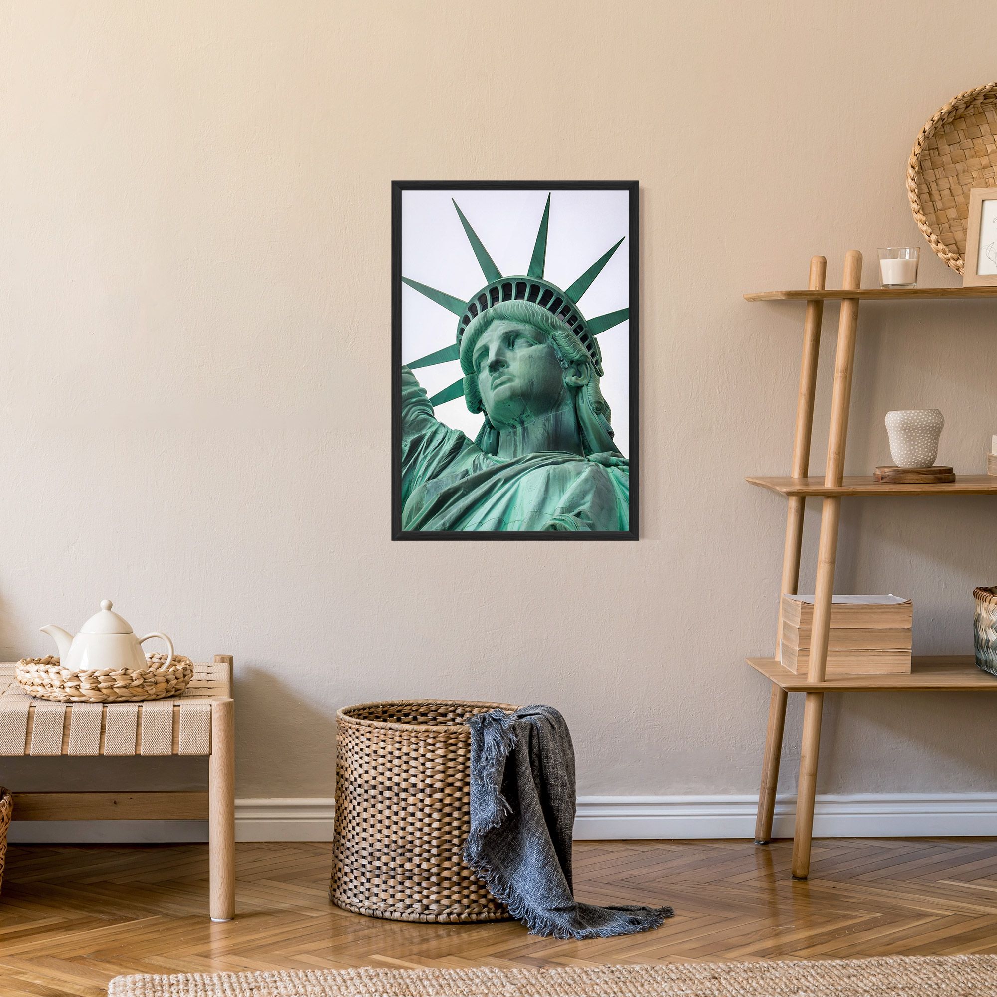 Statue Of Liberty Head mockup 9