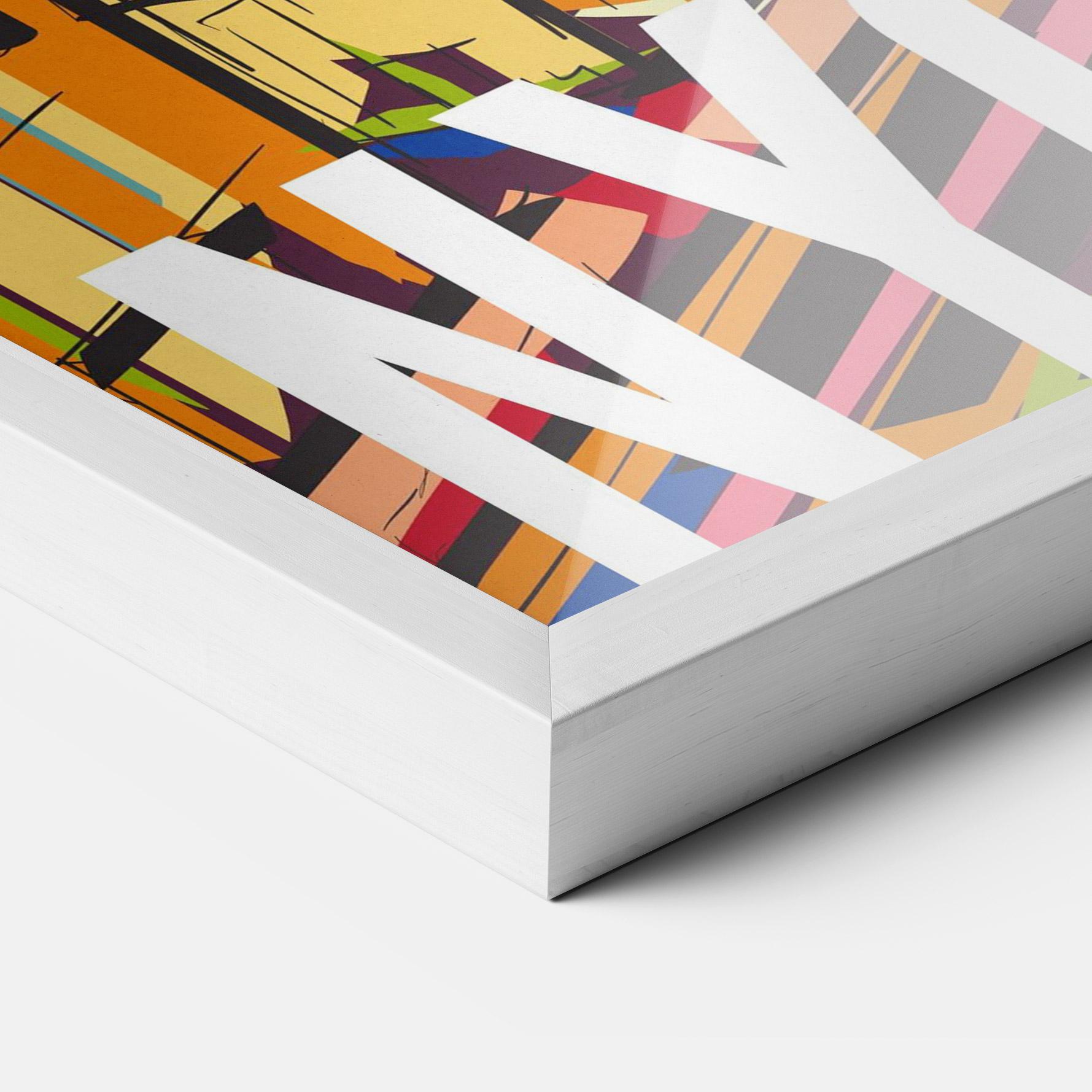 Рамкиран постер New York City Art mockup 3