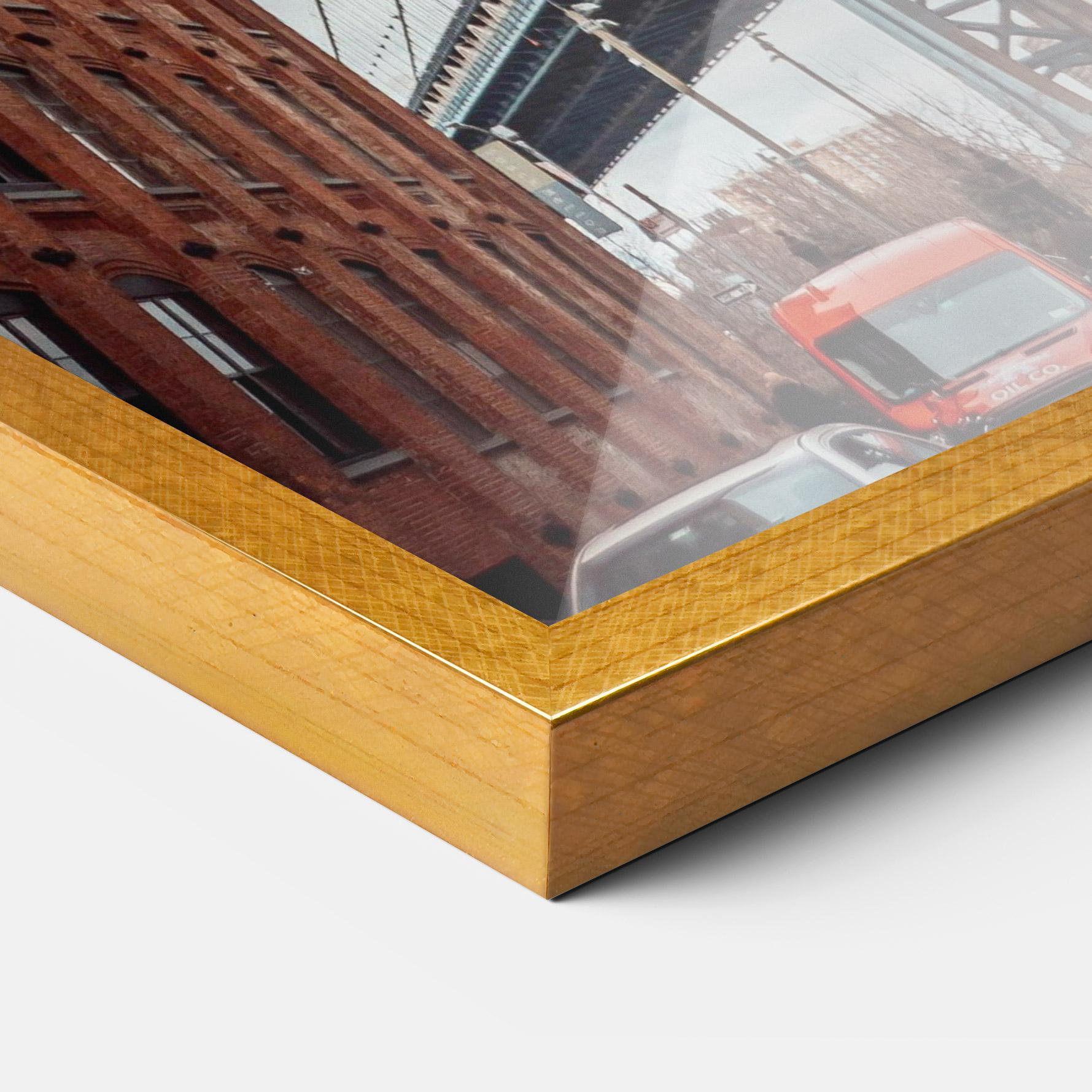 Рамкиран постер Bridge Building View mockup 3