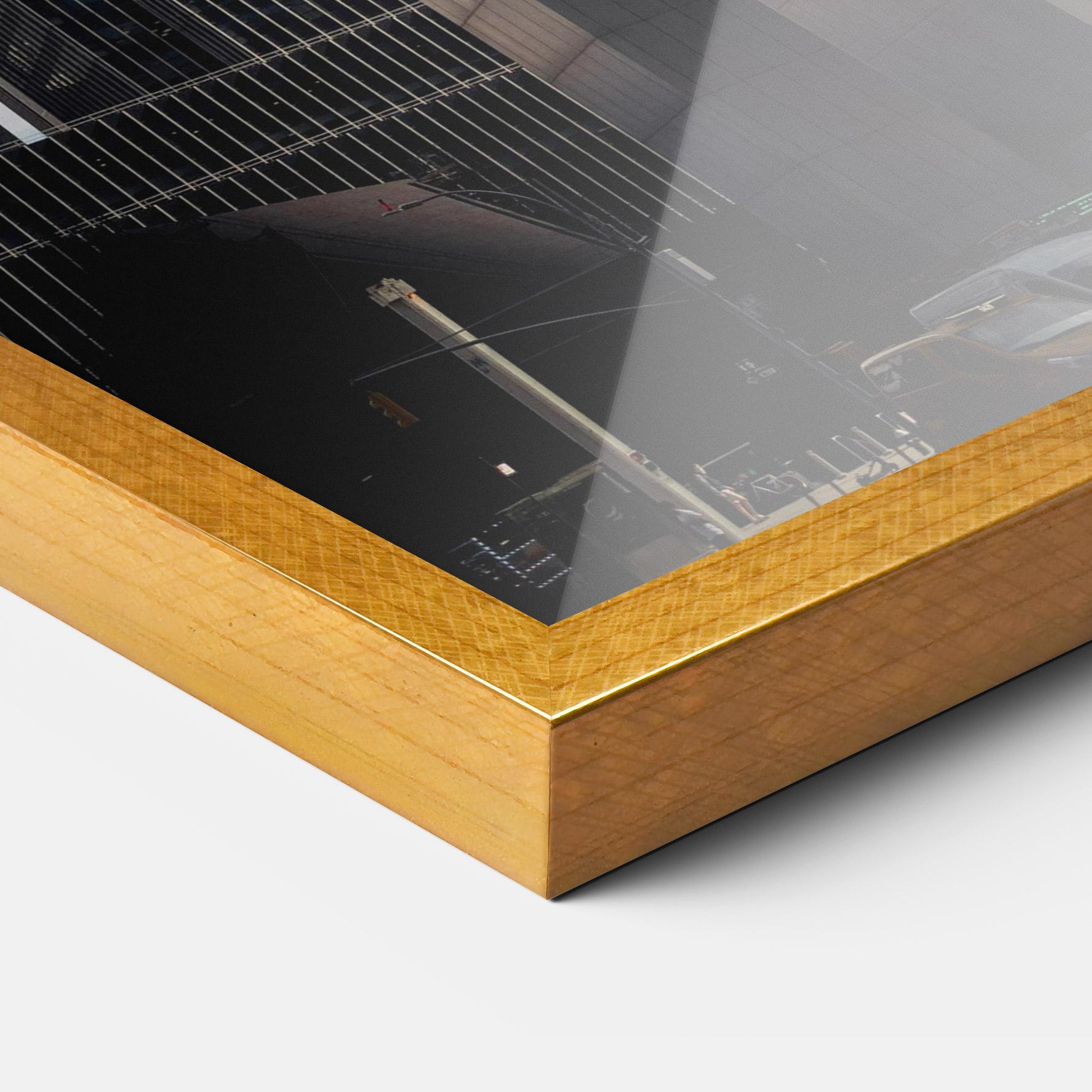 Рамкиран постер Skyline Building mockup 3