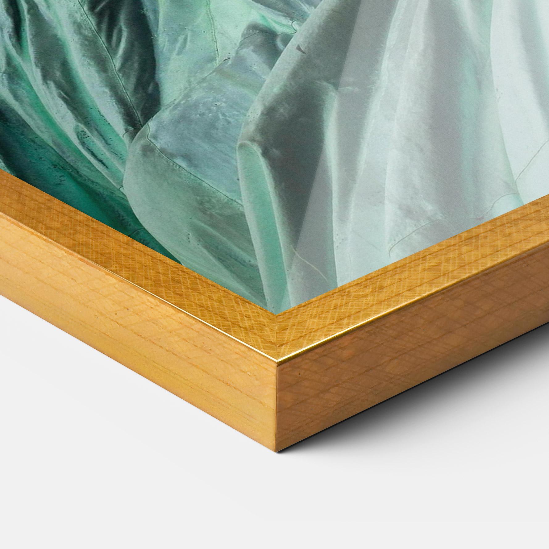 Рамкиран постер Statue Of Liberty Head mockup 3