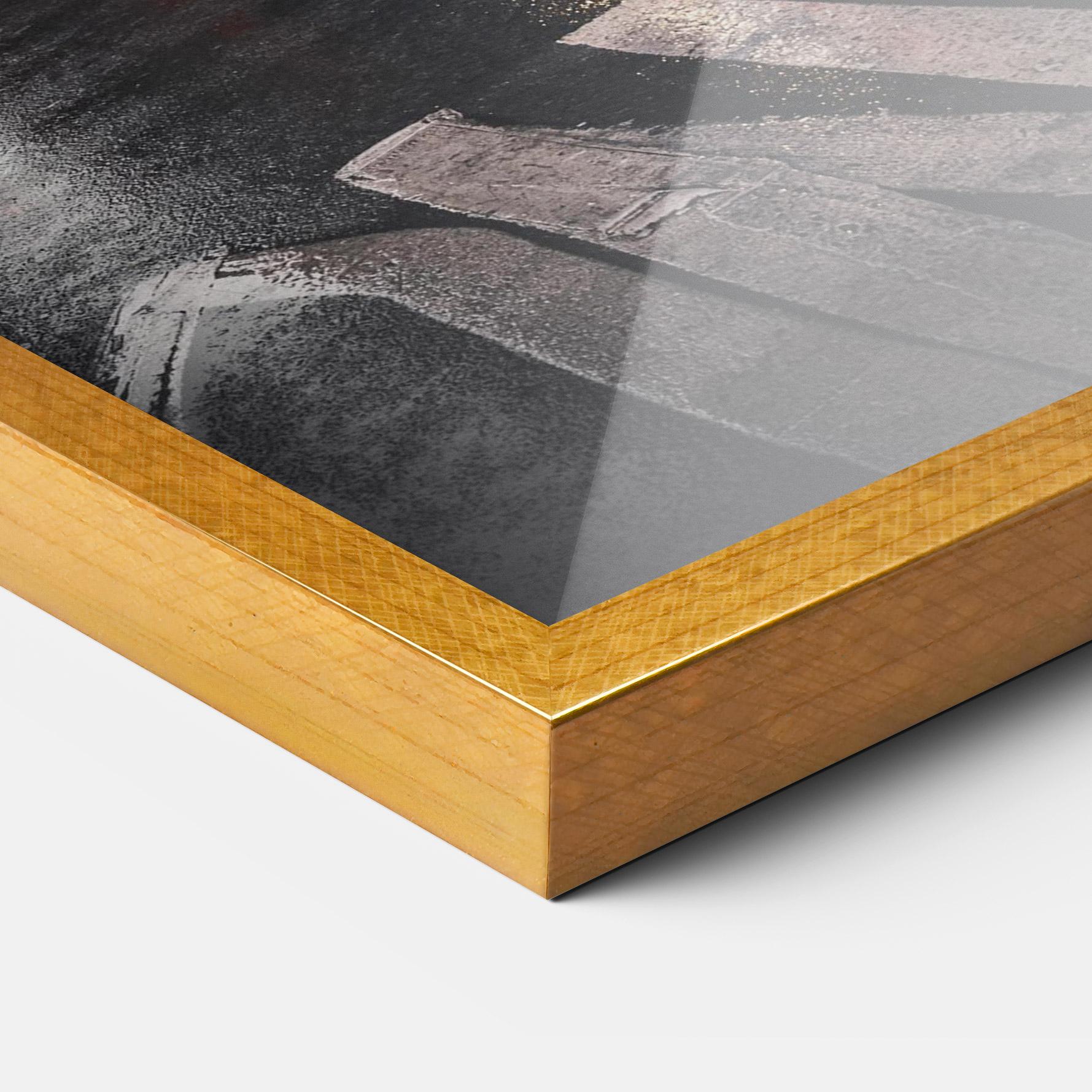 Рамкиран постер Taxi Smoke City mockup 3