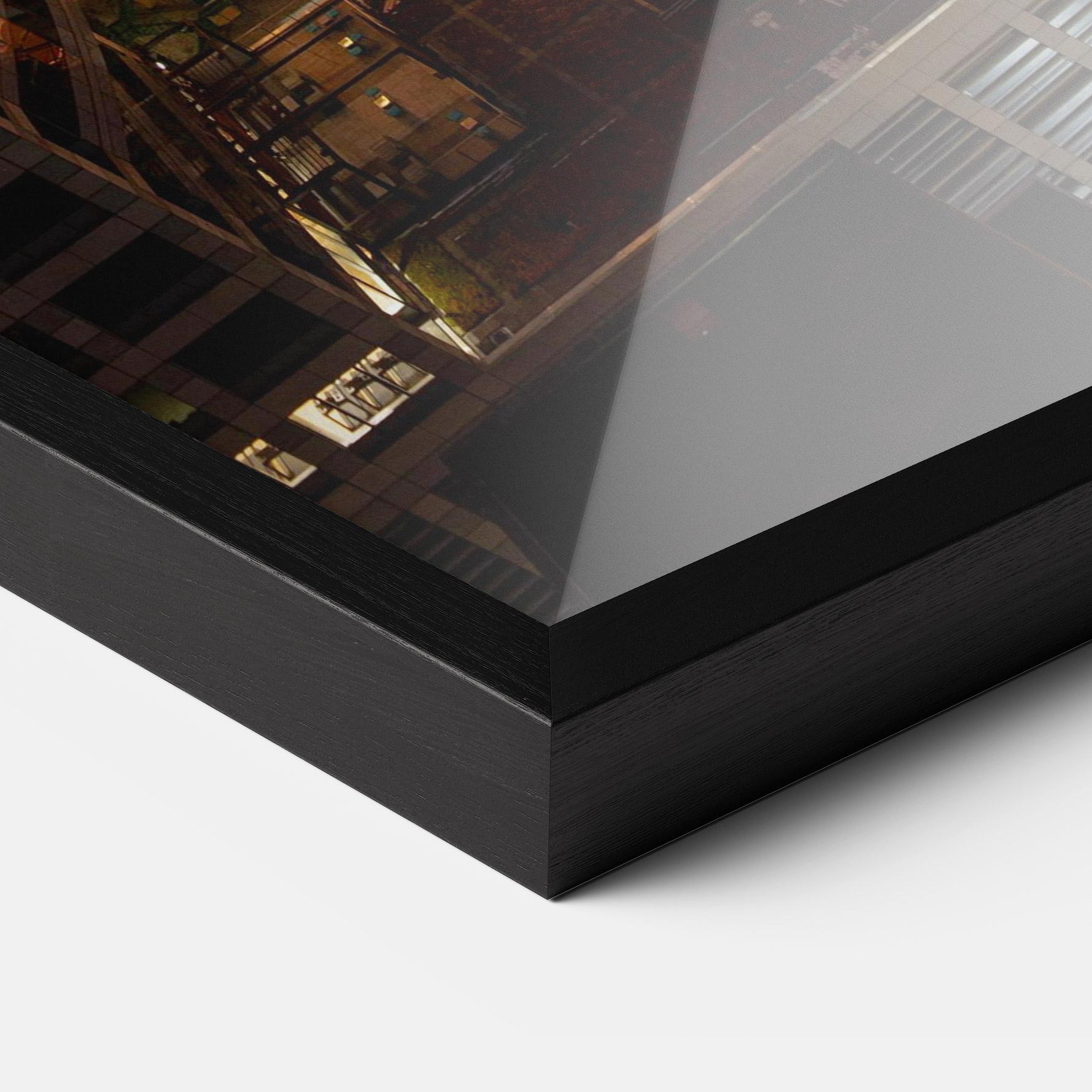 Рамкиран постер Hight City Building mockup 3