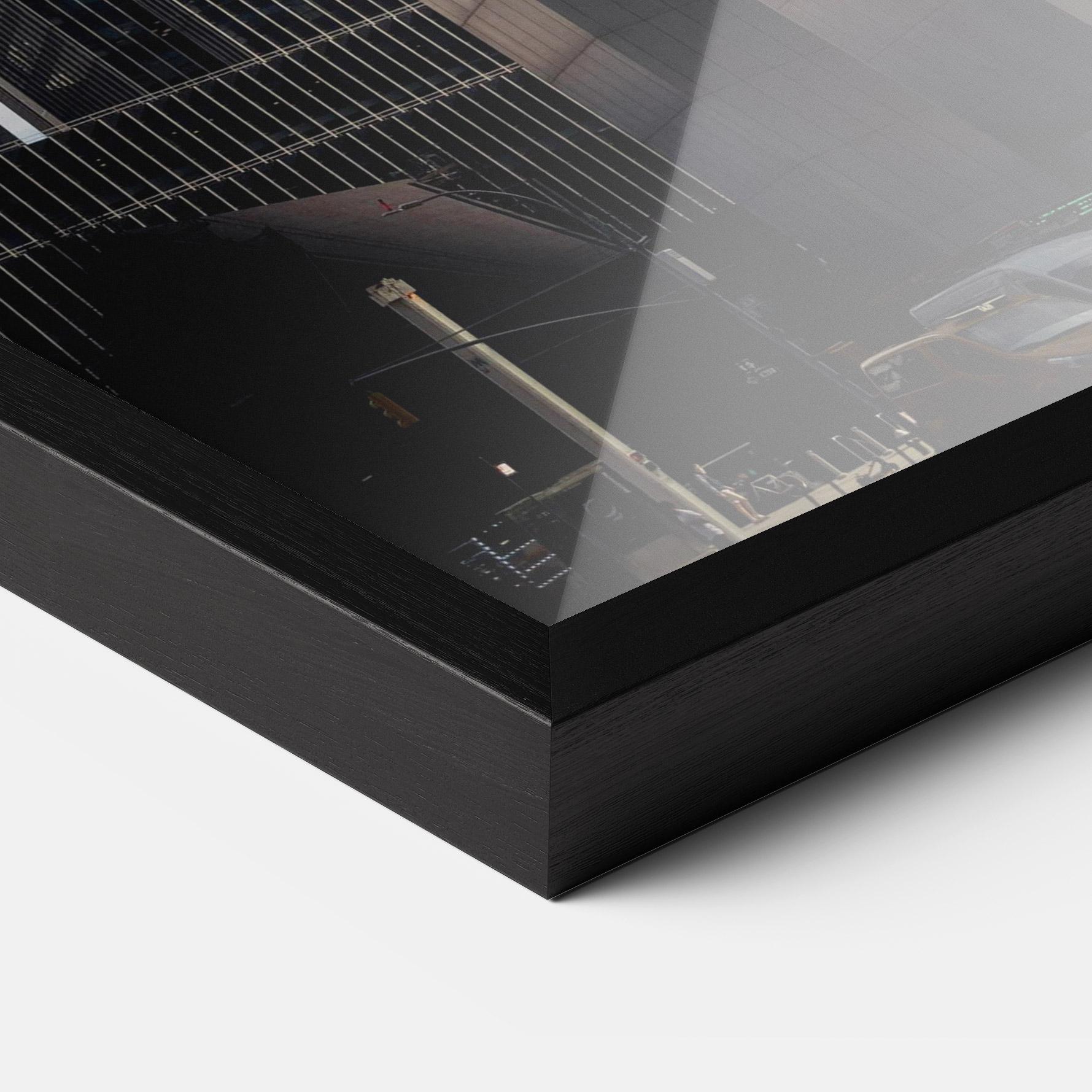 Рамкиран постер Skyline Building mockup 3