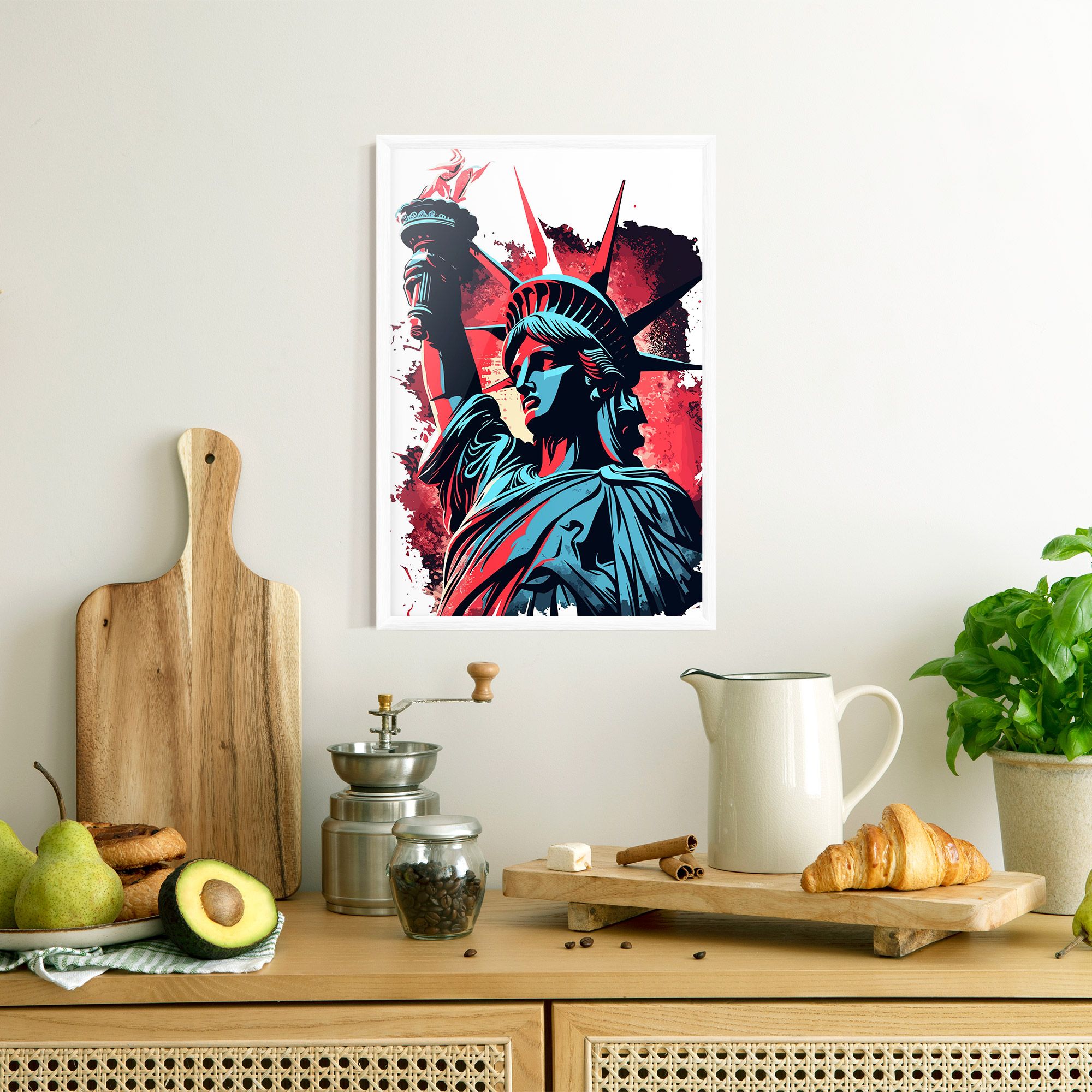 Liberty Statue Art mockup 8