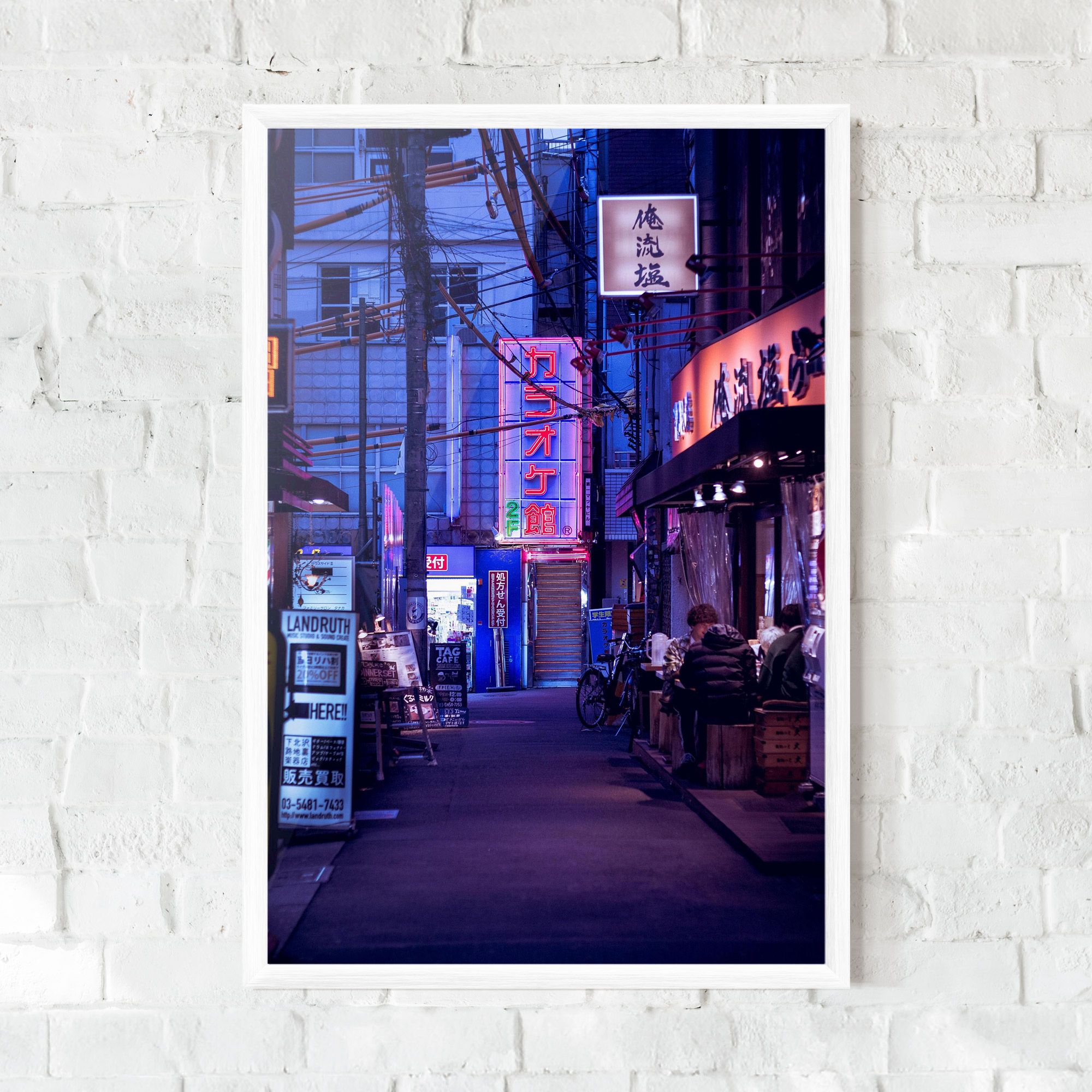 Purple Blue Lights mockup 0