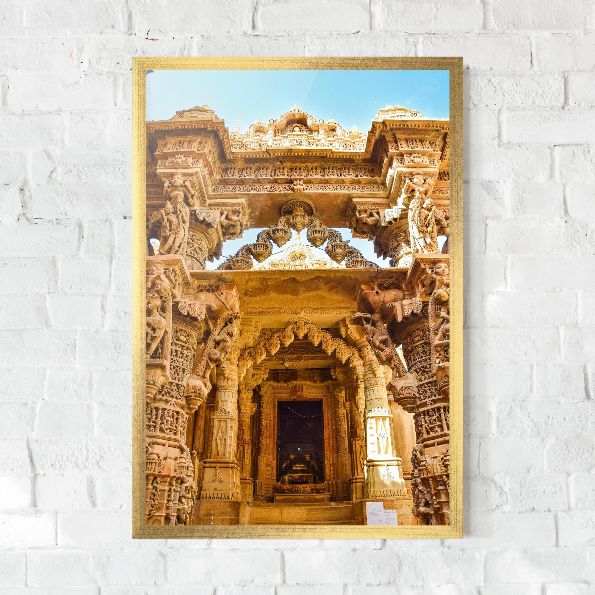 Рамкиран постер Temples Of Jaisalmer mockup 0