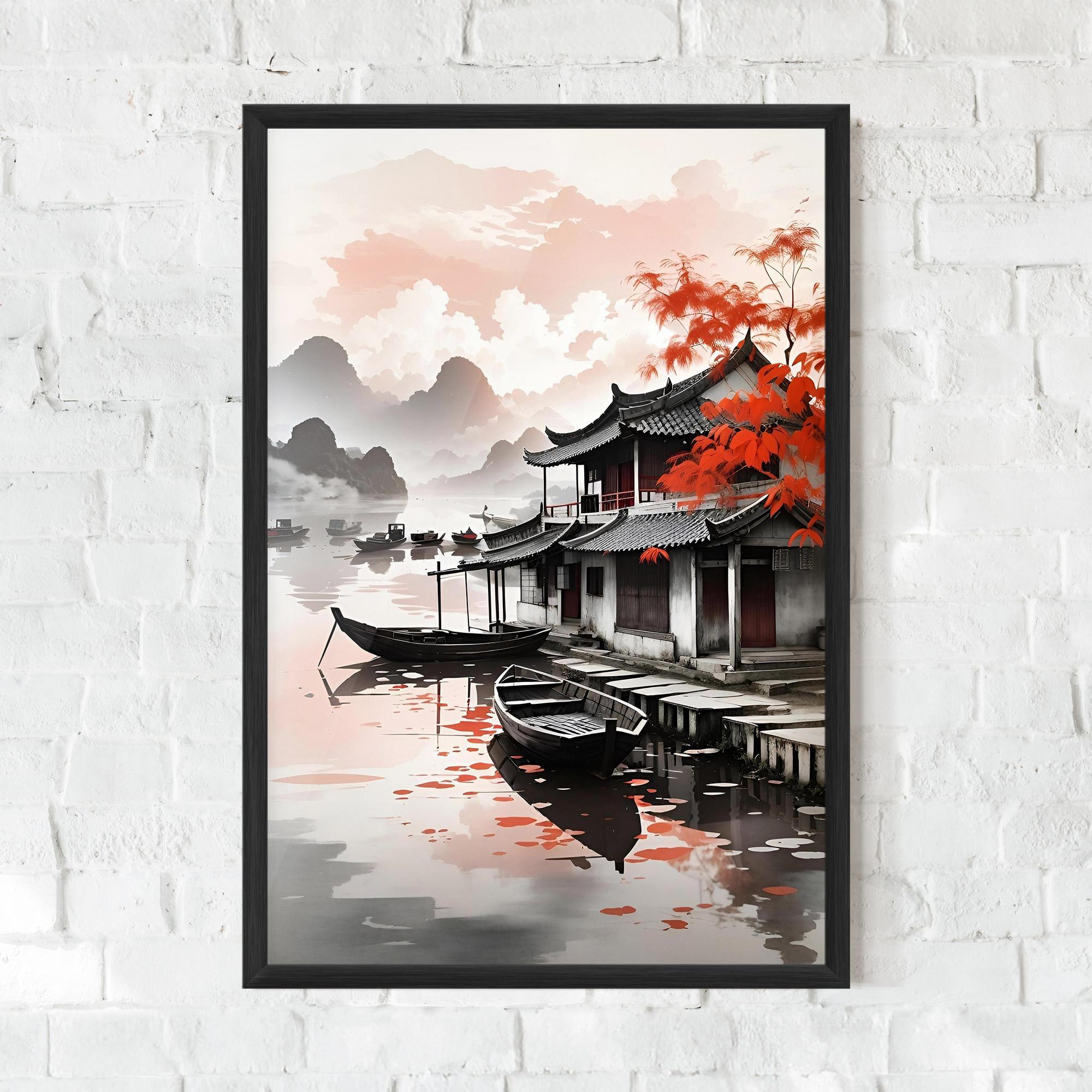 Рамкиран постер Architecture Reflections mockup 0