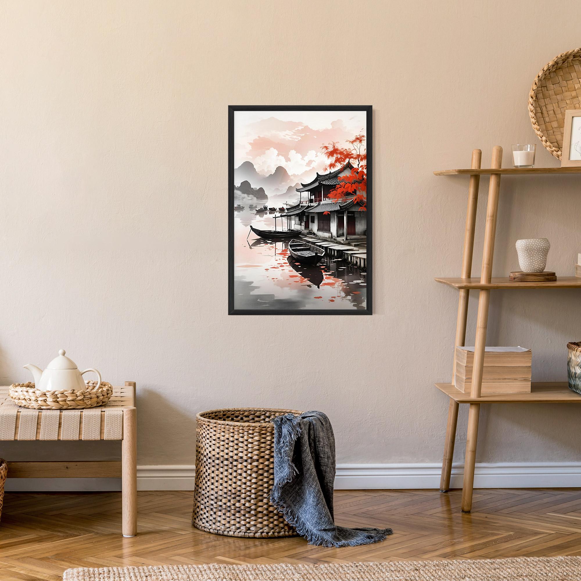 Рамкиран постер Architecture Reflections mockup 9