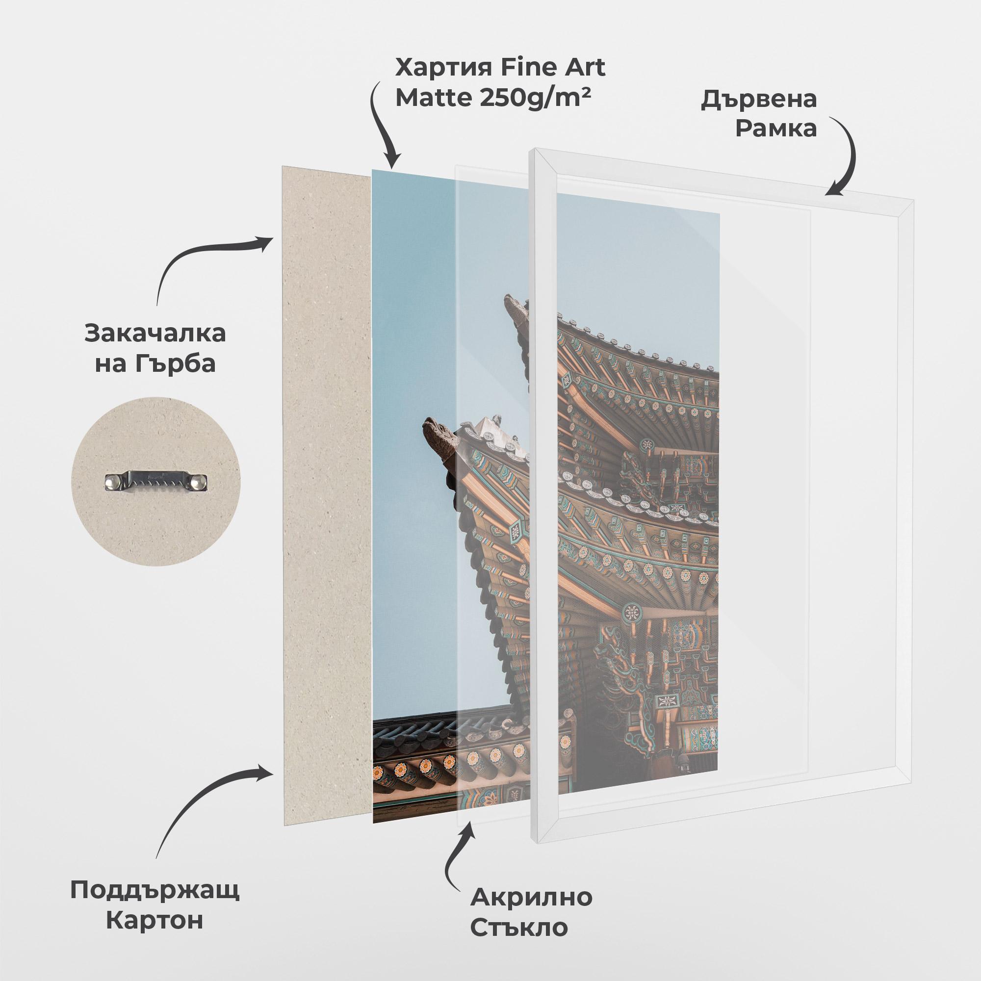 Рамкиран постер Gyeongbokgung mockup 1