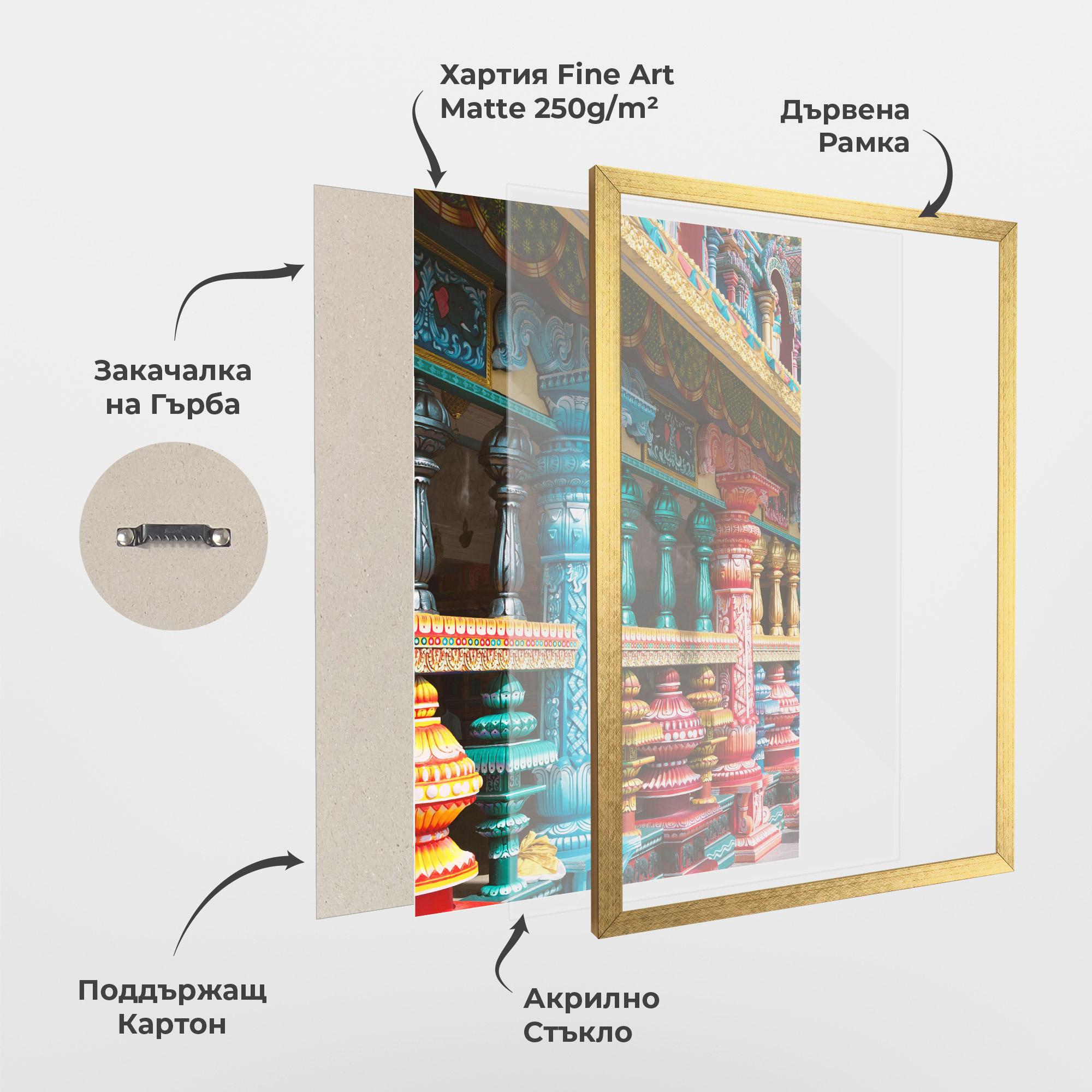 Рамкиран постер Batu Caves mockup 1