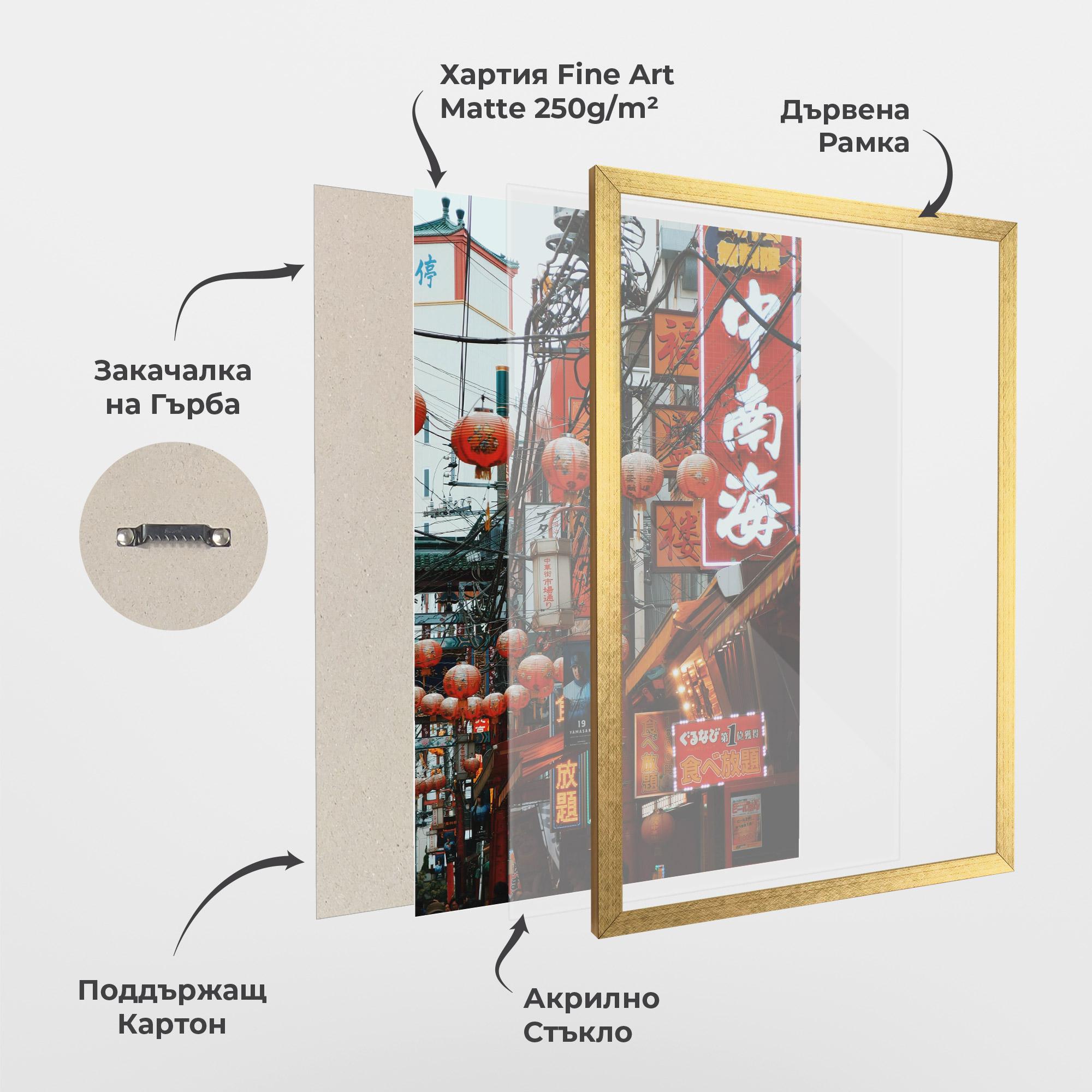 Рамкиран постер Chinatown mockup 1