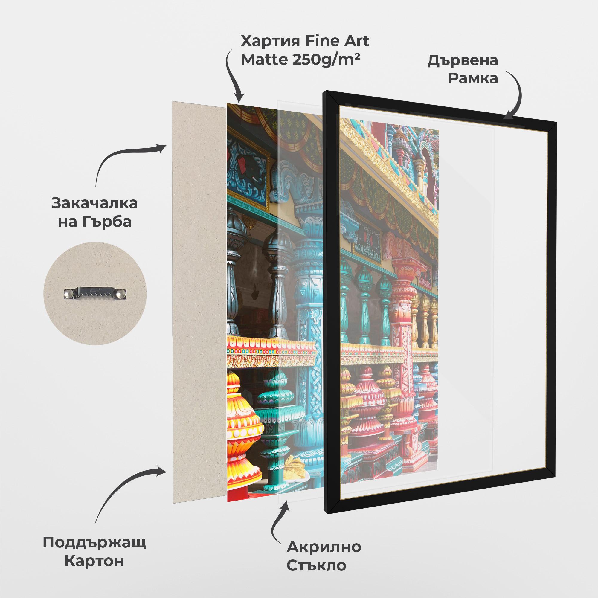 Рамкиран постер Batu Caves mockup 1