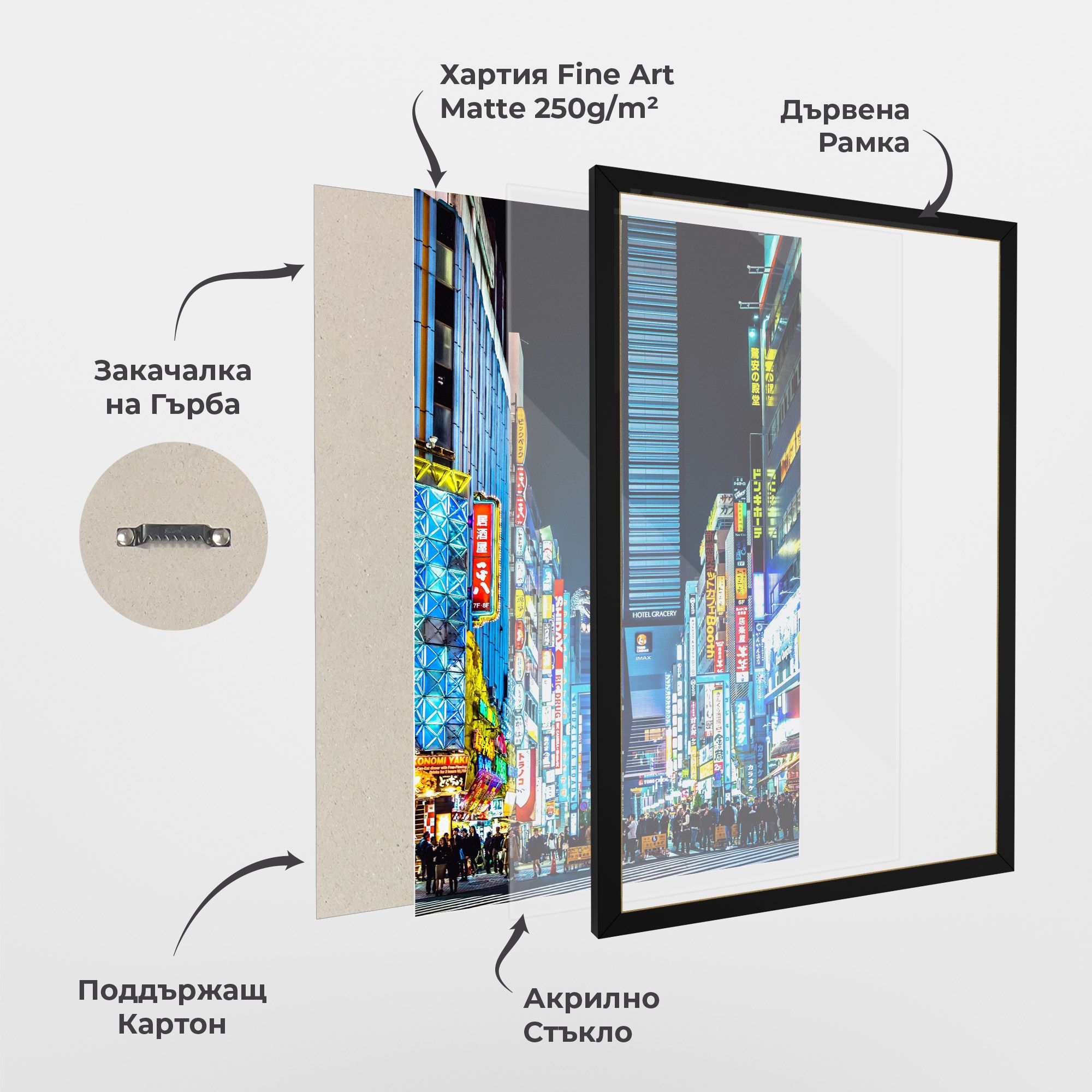 Colorful City Lights mockup 1