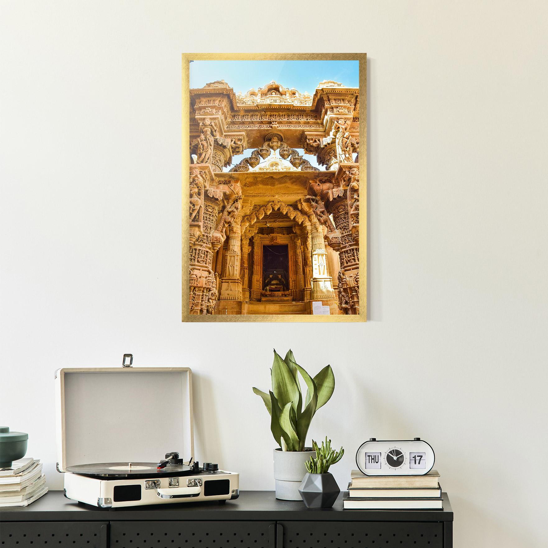 Рамкиран постер Temples Of Jaisalmer mockup 2
