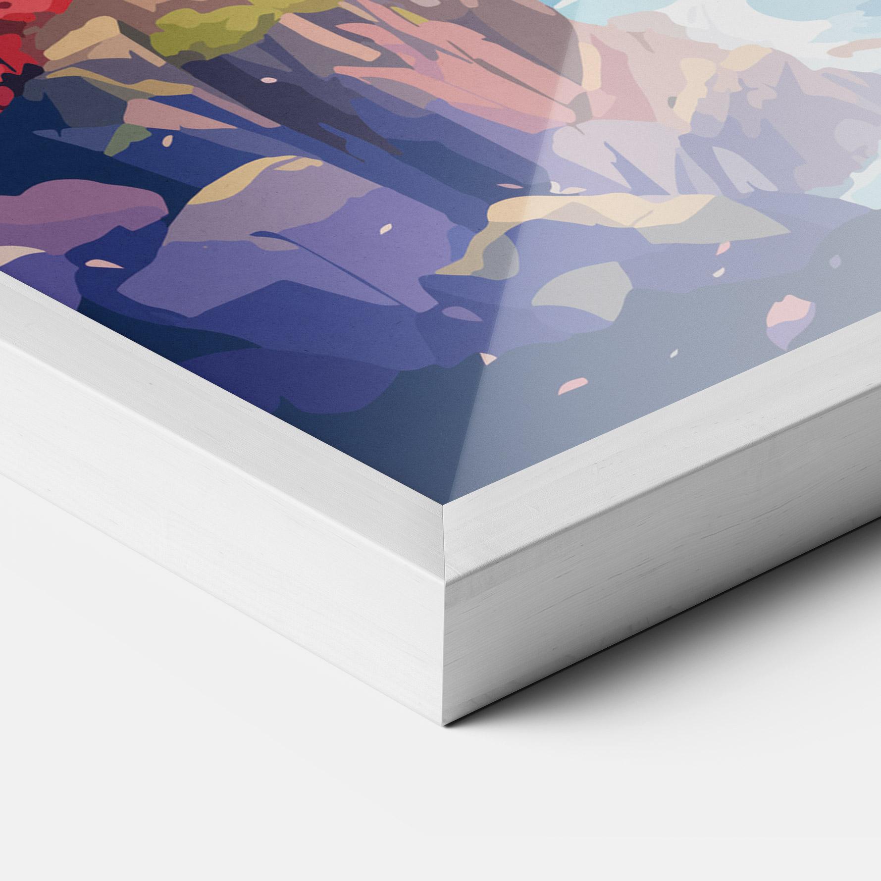 Рамкиран постер City Style Art mockup 3