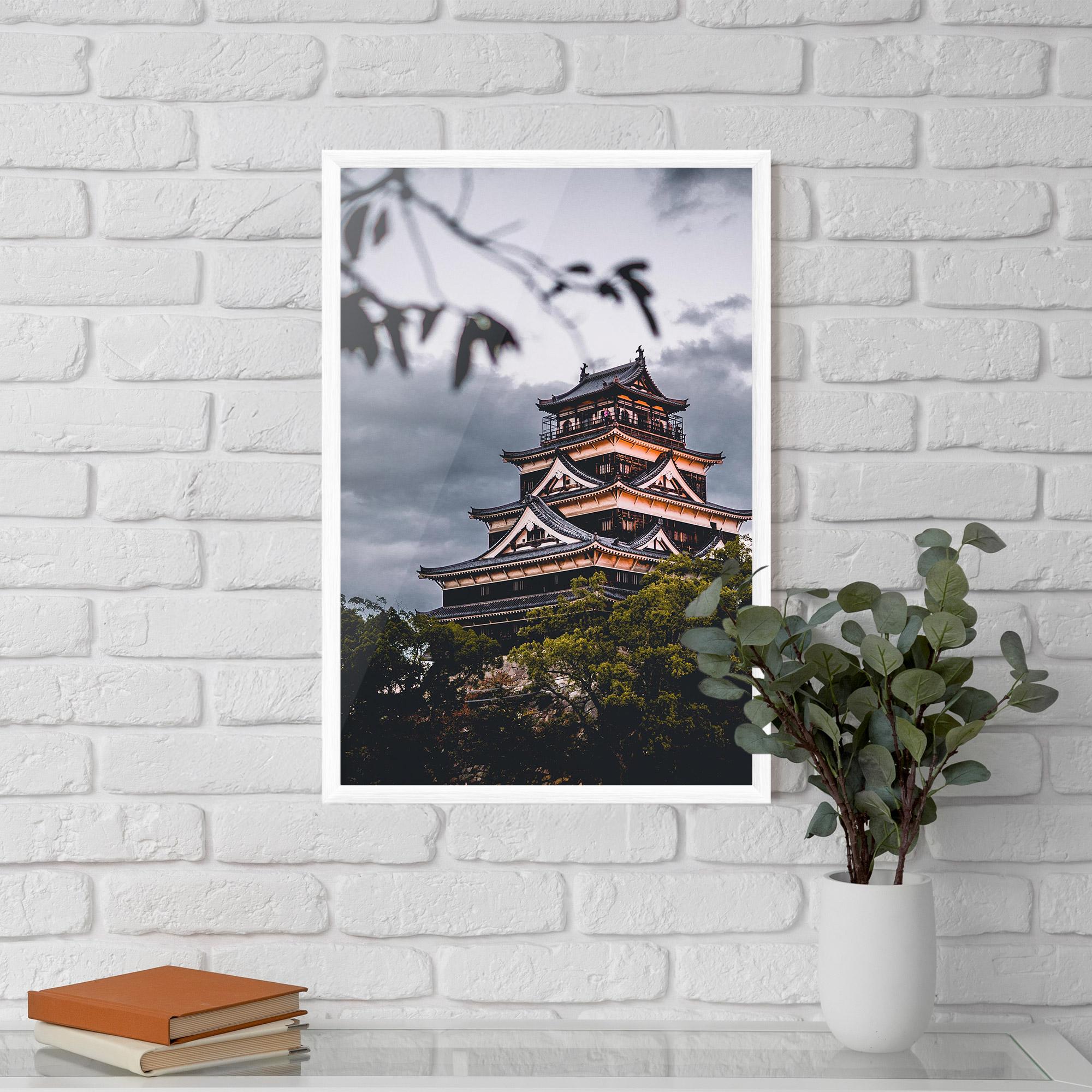 Рамкиран постер Hiroshima Castle mockup 5