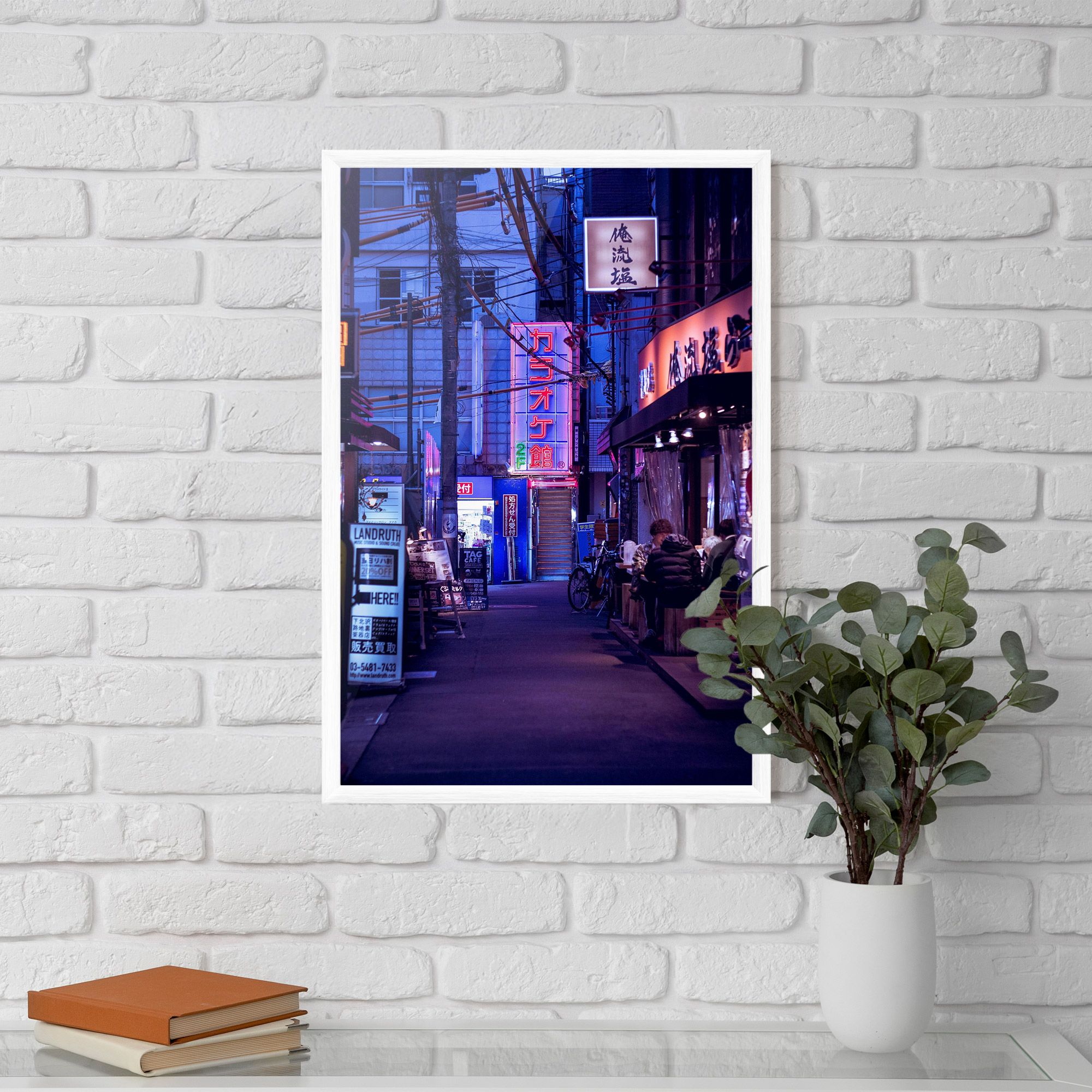 Purple Blue Lights mockup 5