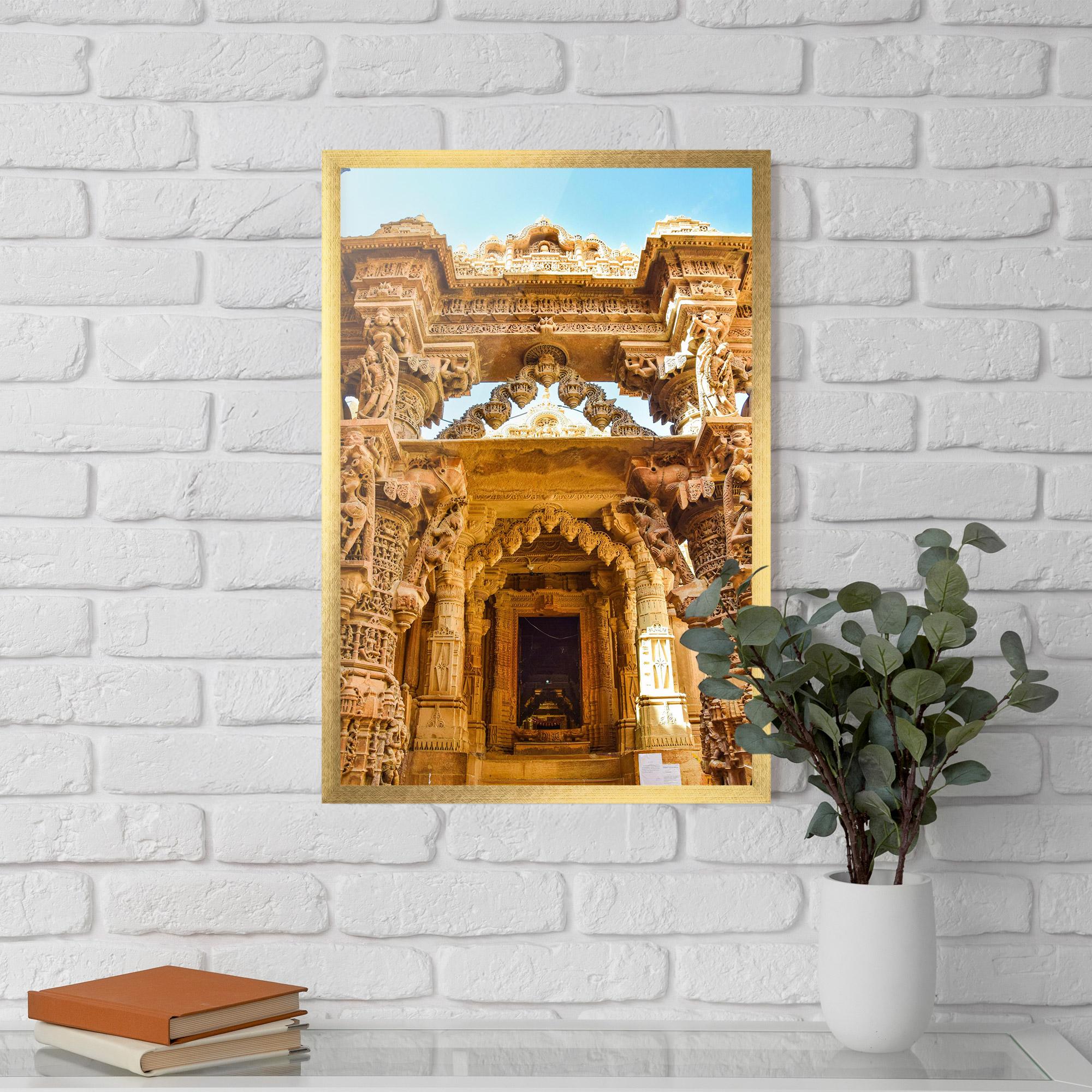 Рамкиран постер Temples Of Jaisalmer mockup 5