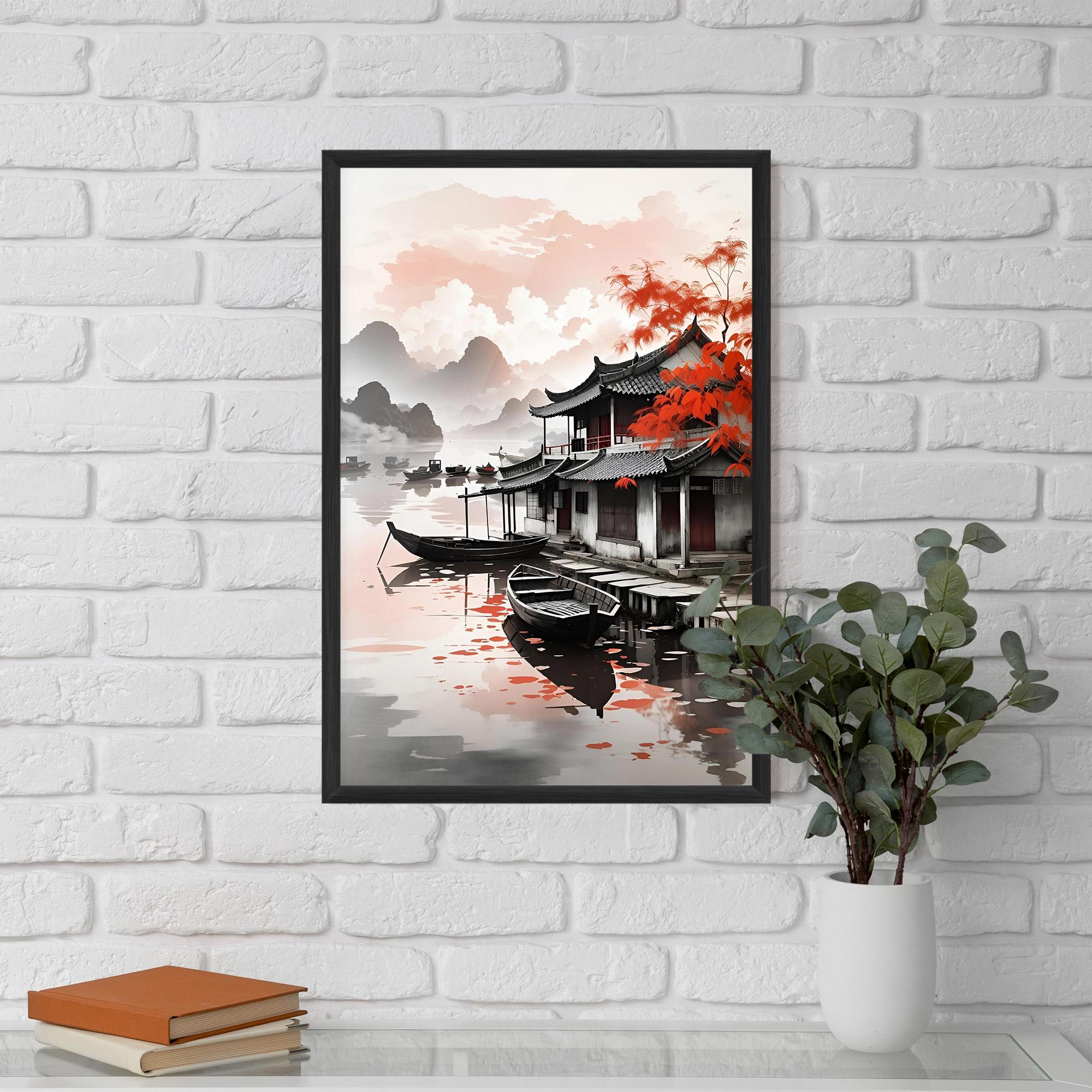 Рамкиран постер Architecture Reflections mockup 5