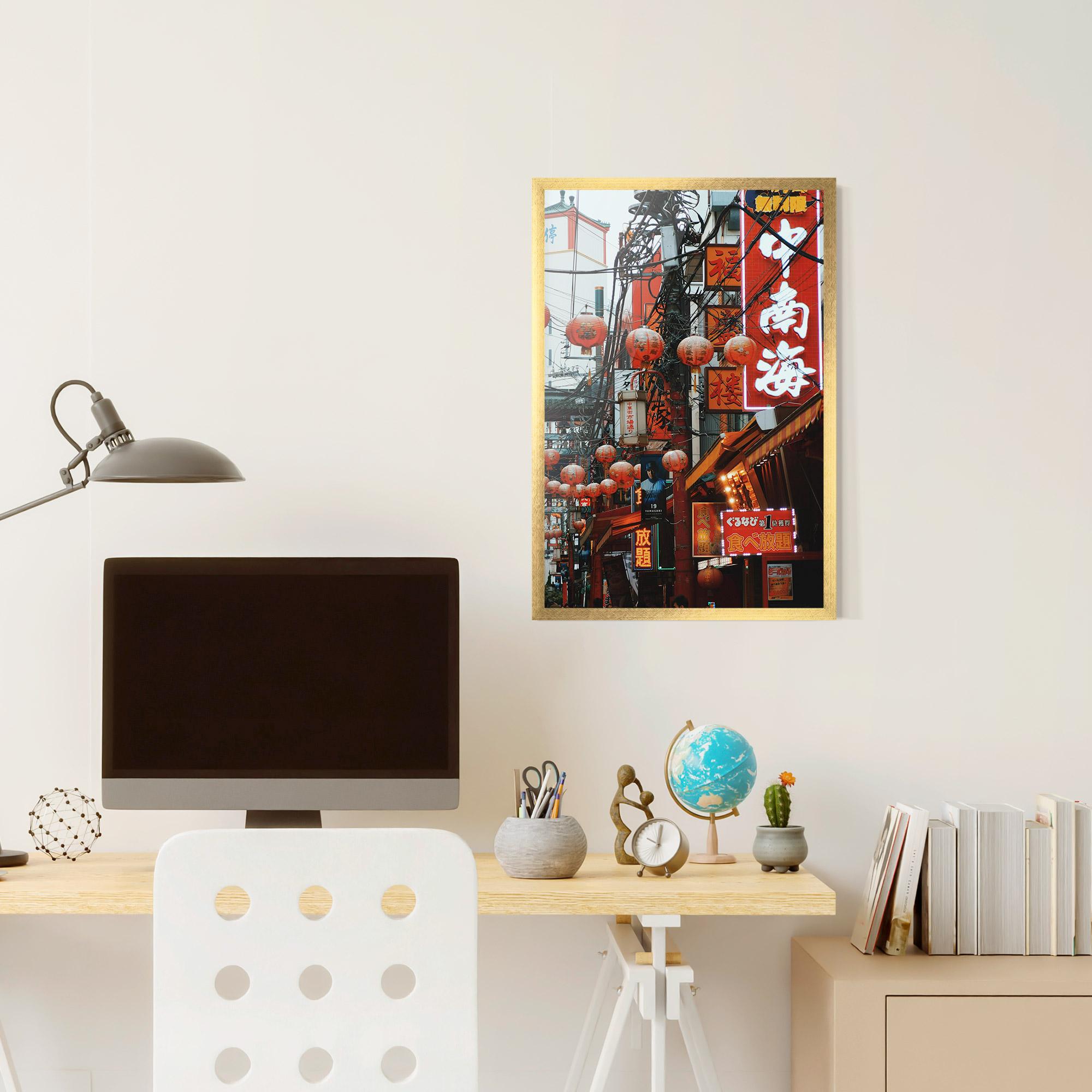 Рамкиран постер Chinatown mockup 6