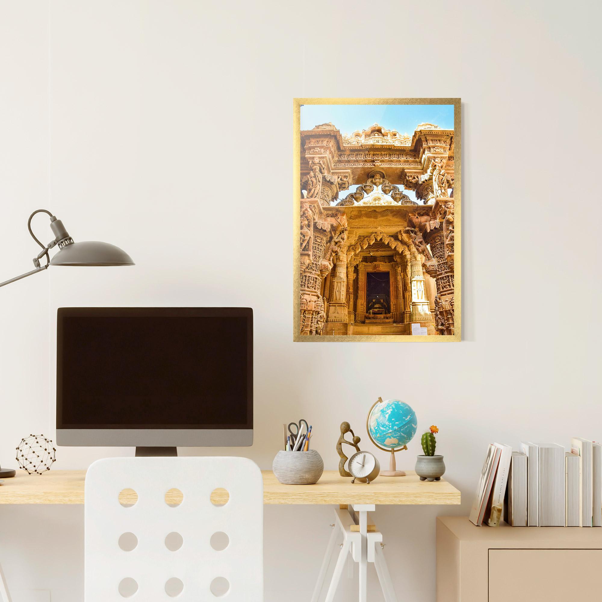 Рамкиран постер Temples Of Jaisalmer mockup 6