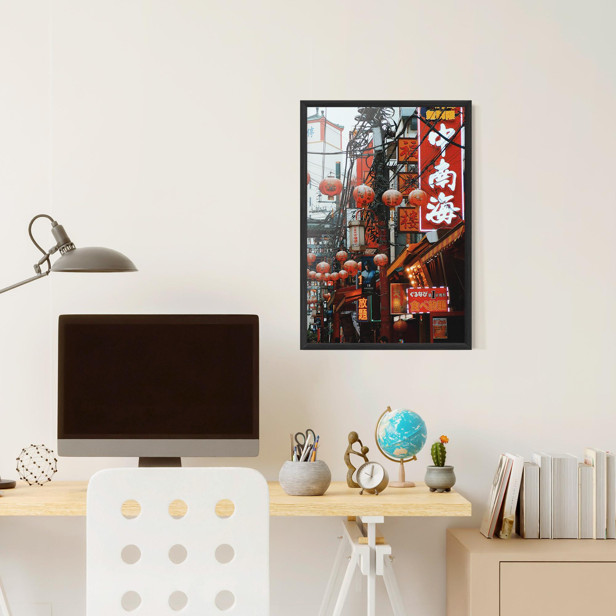 Рамкиран постер Chinatown mockup 6