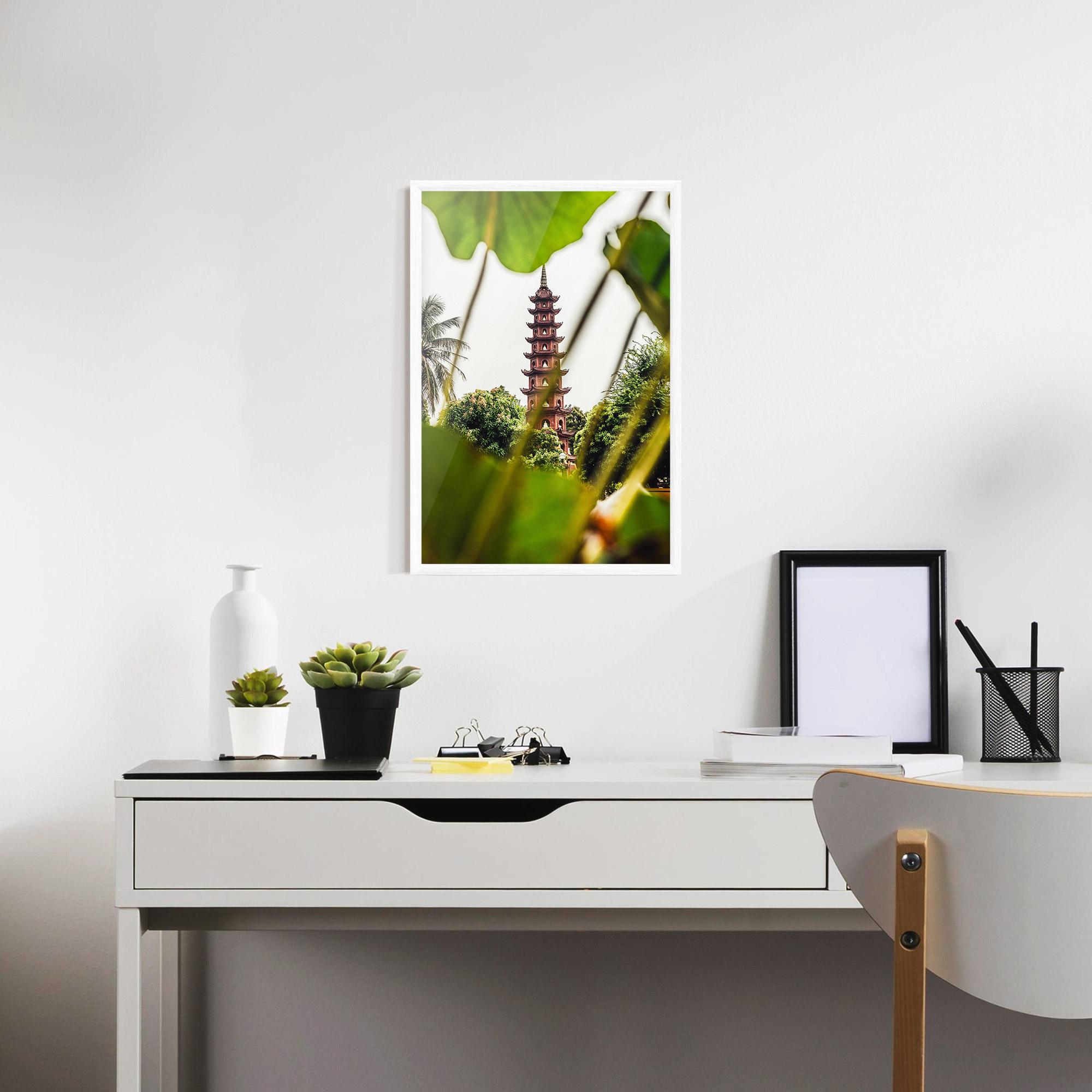 Рамкиран постер Tran Quoc Pagoda mockup 7