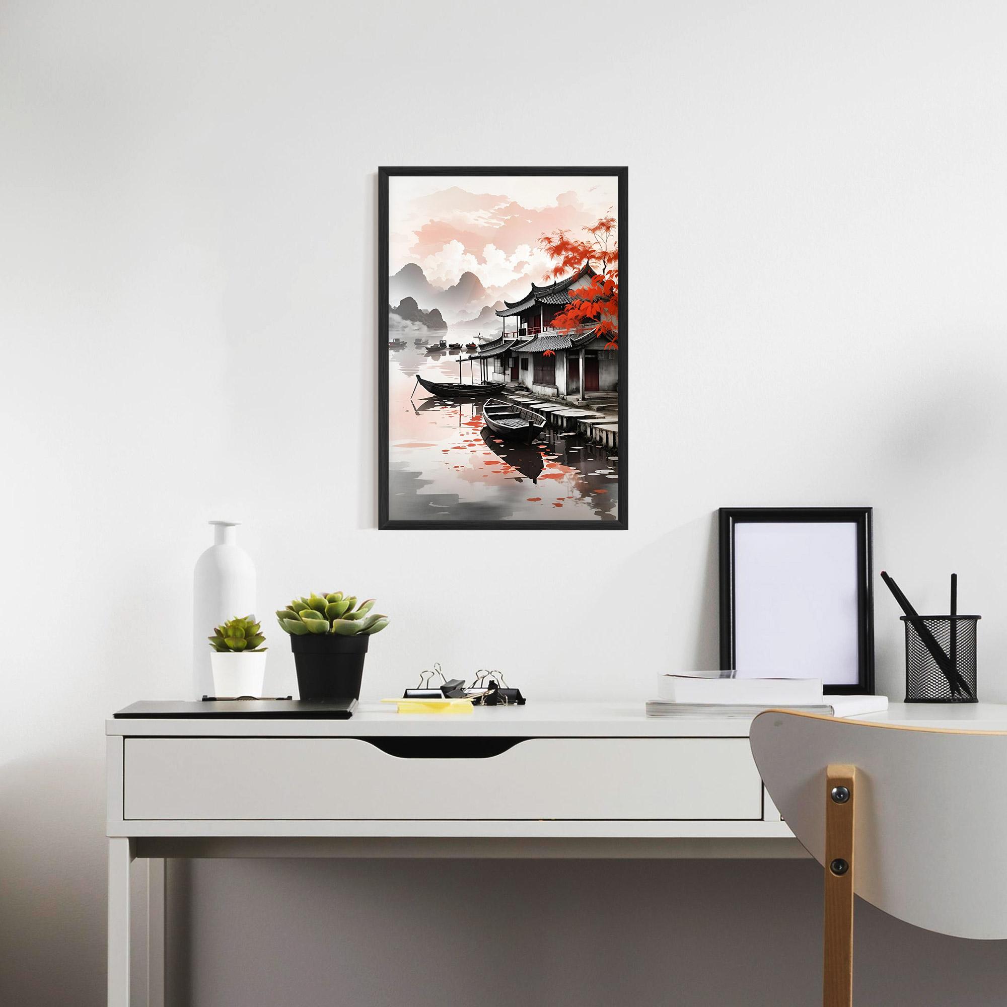 Рамкиран постер Architecture Reflections mockup 7