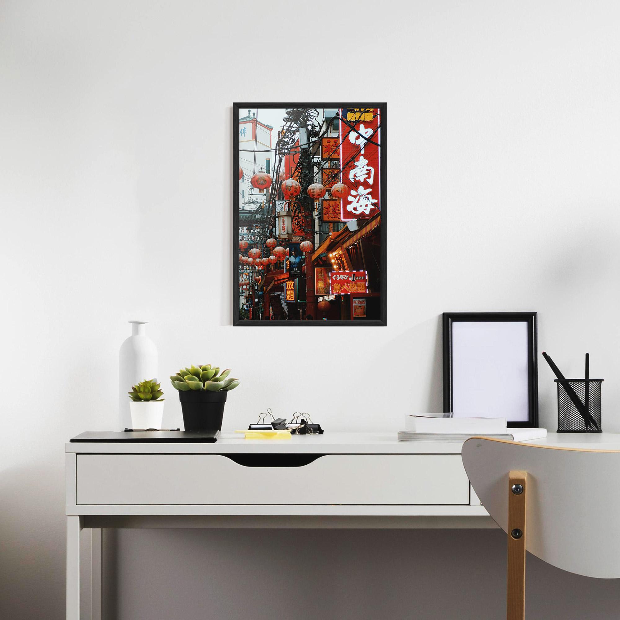 Рамкиран постер Chinatown mockup 7